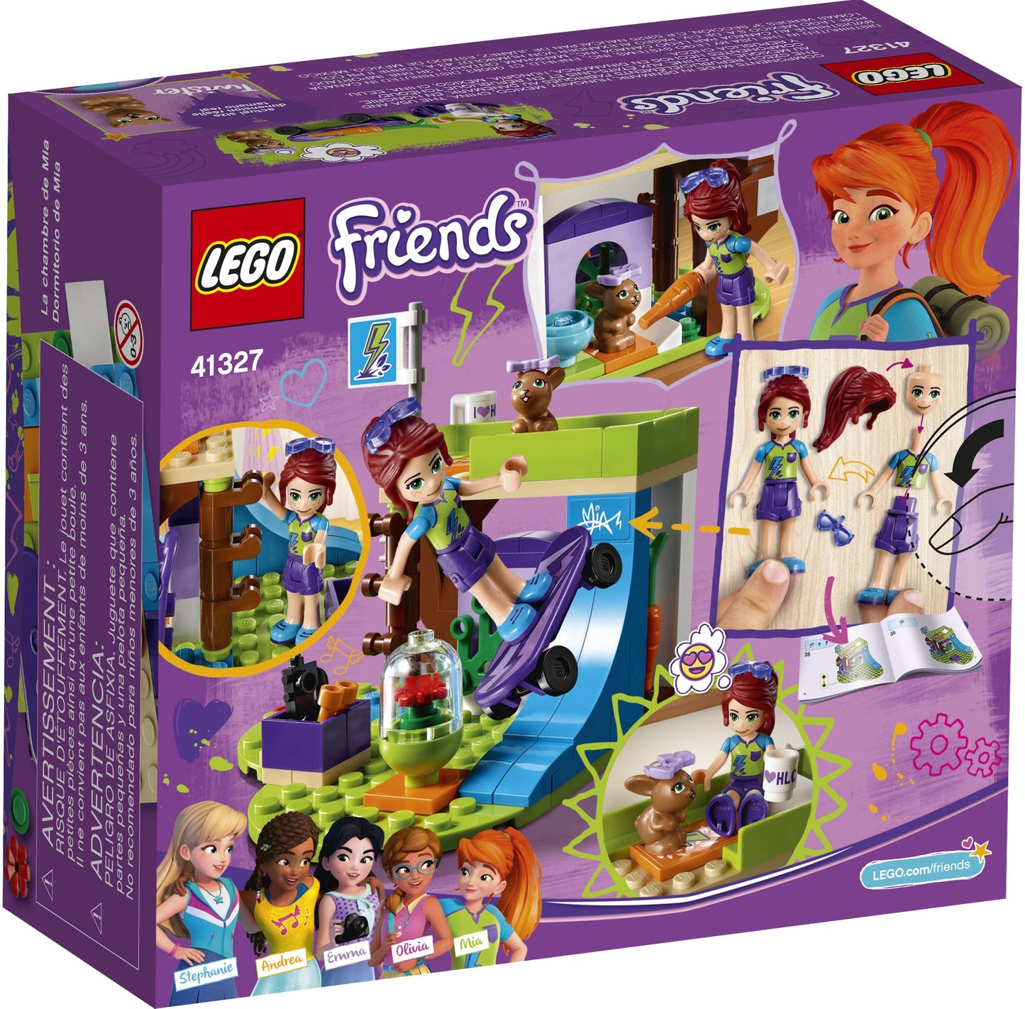 LEGO® Friends Mia's Bedroom 41327