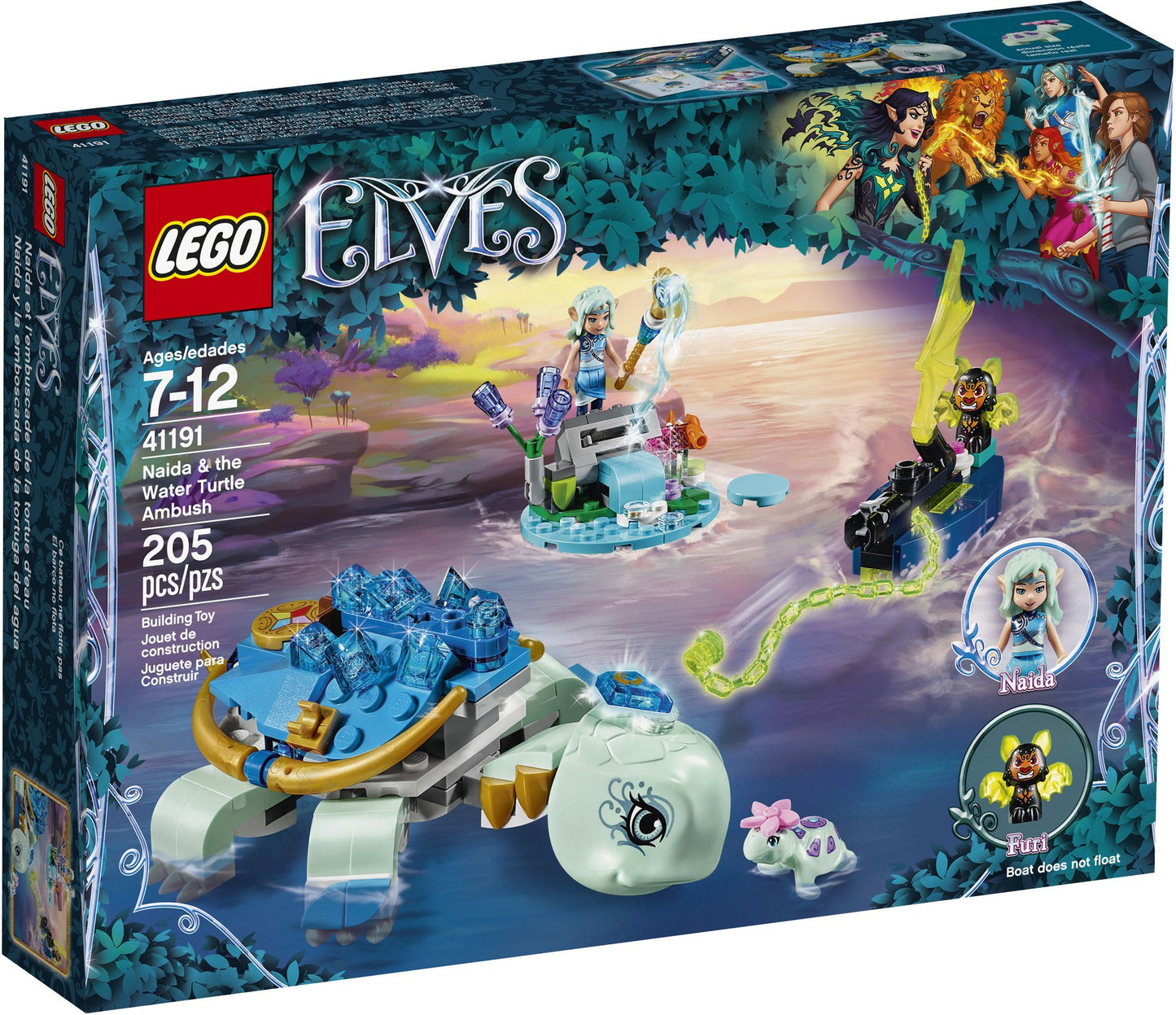 LEGO® Elves Naida & the Water Turtle Ambush 41191