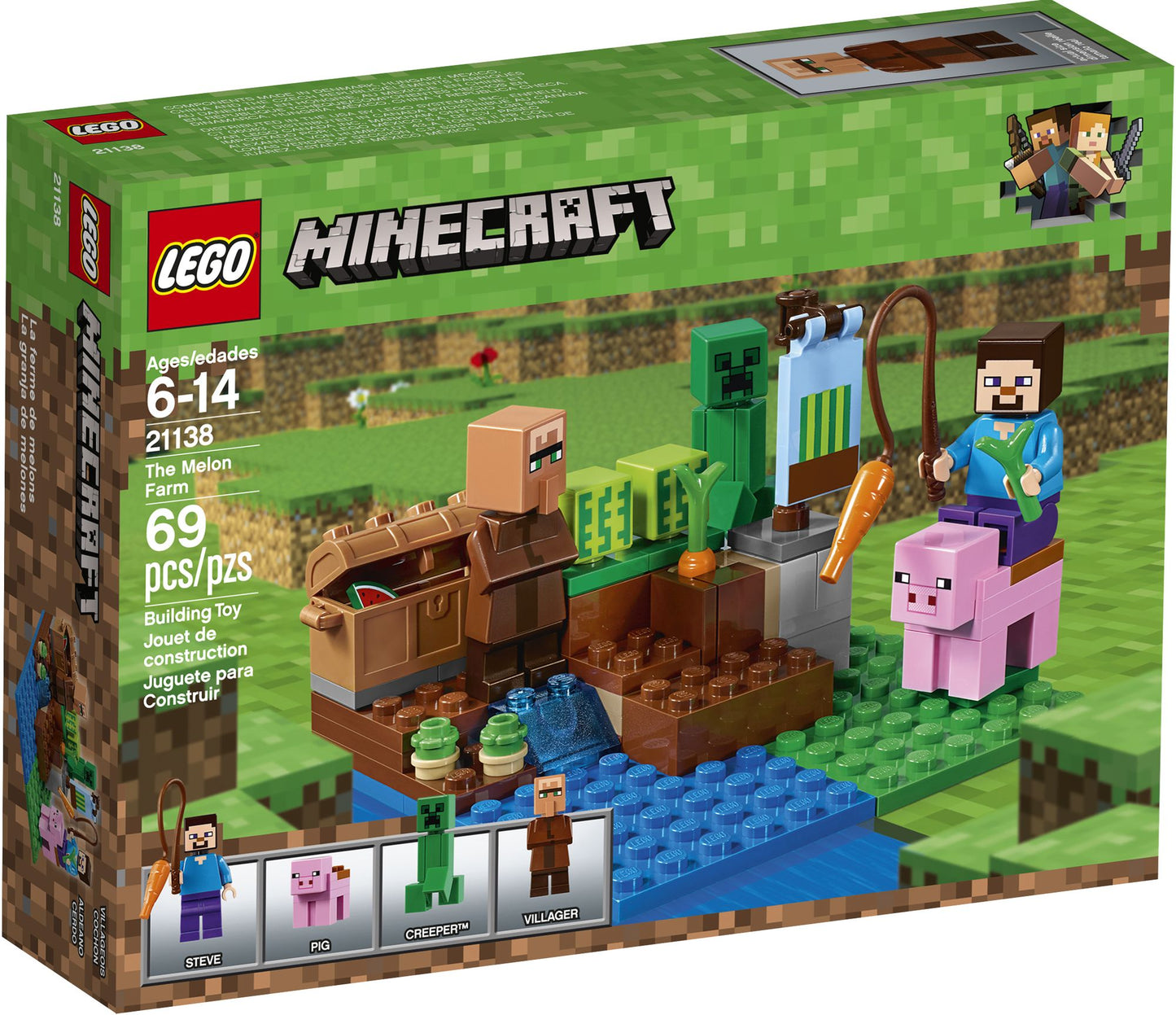 LEGO® Minecraft The Melon Farm 21138