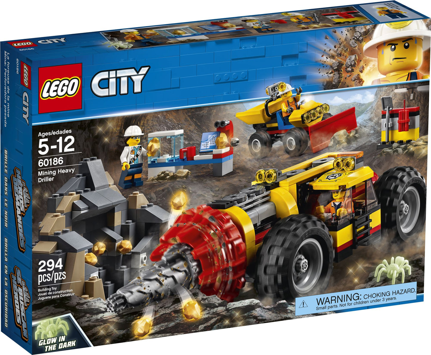 LEGO® City Mining Mining Heavy Driller 60186