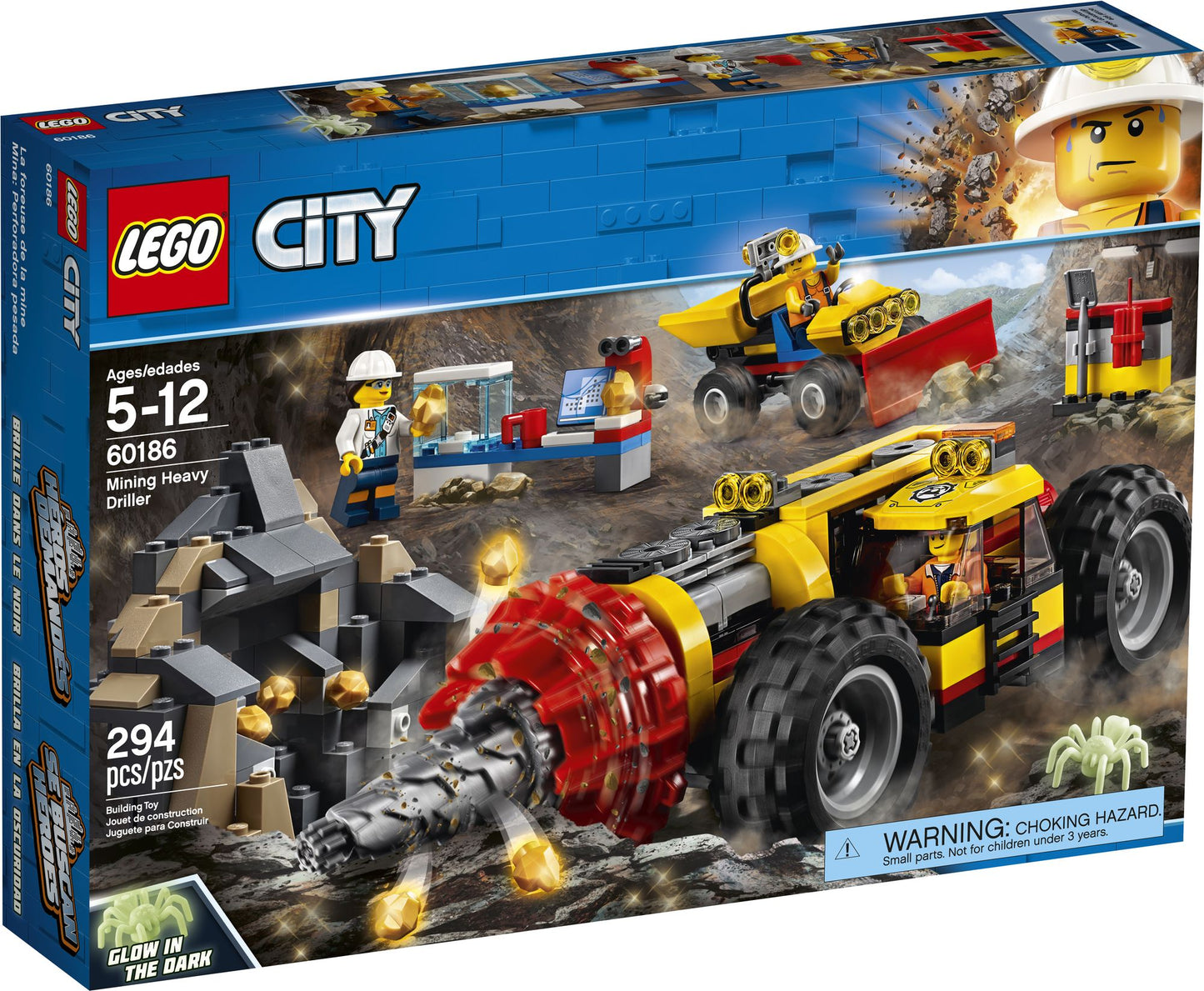 LEGO® City Mining Mining Heavy Driller 60186