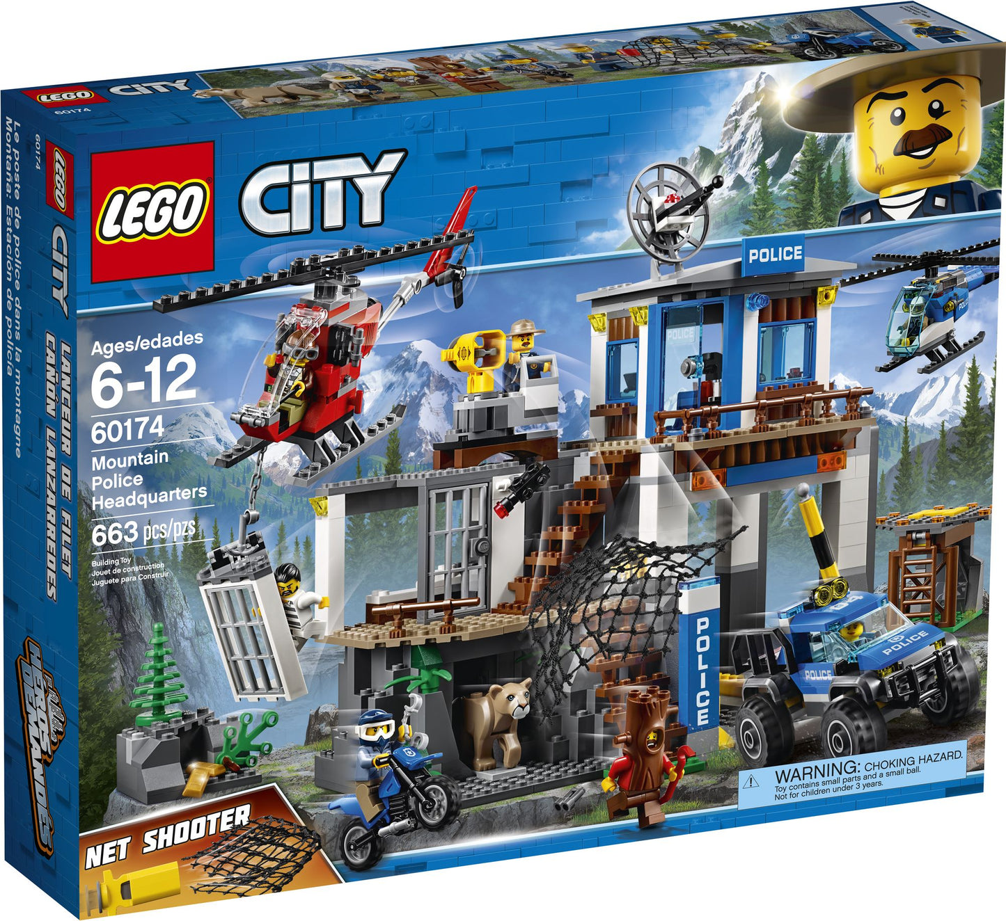 LEGO® City Police Mountain Police Headquarters 60174