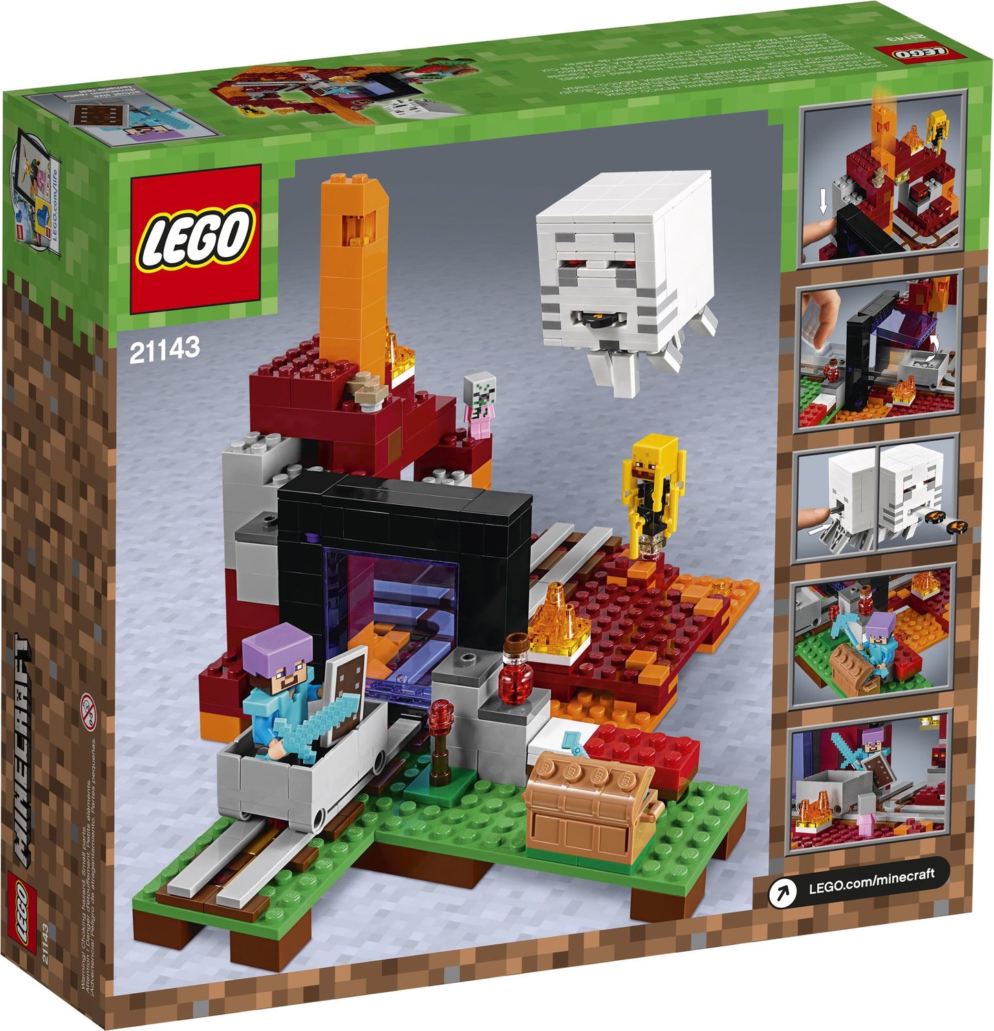 LEGO® Minecraft The Nether Portal 21143