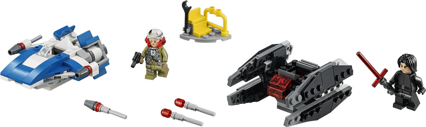 LEGO® Star Wars A-Wing vs. TIE Silencer Microfighters 75196