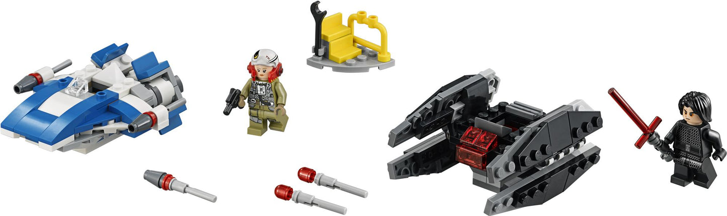 LEGO® Star Wars A-Wing vs. TIE Silencer Microfighters 75196