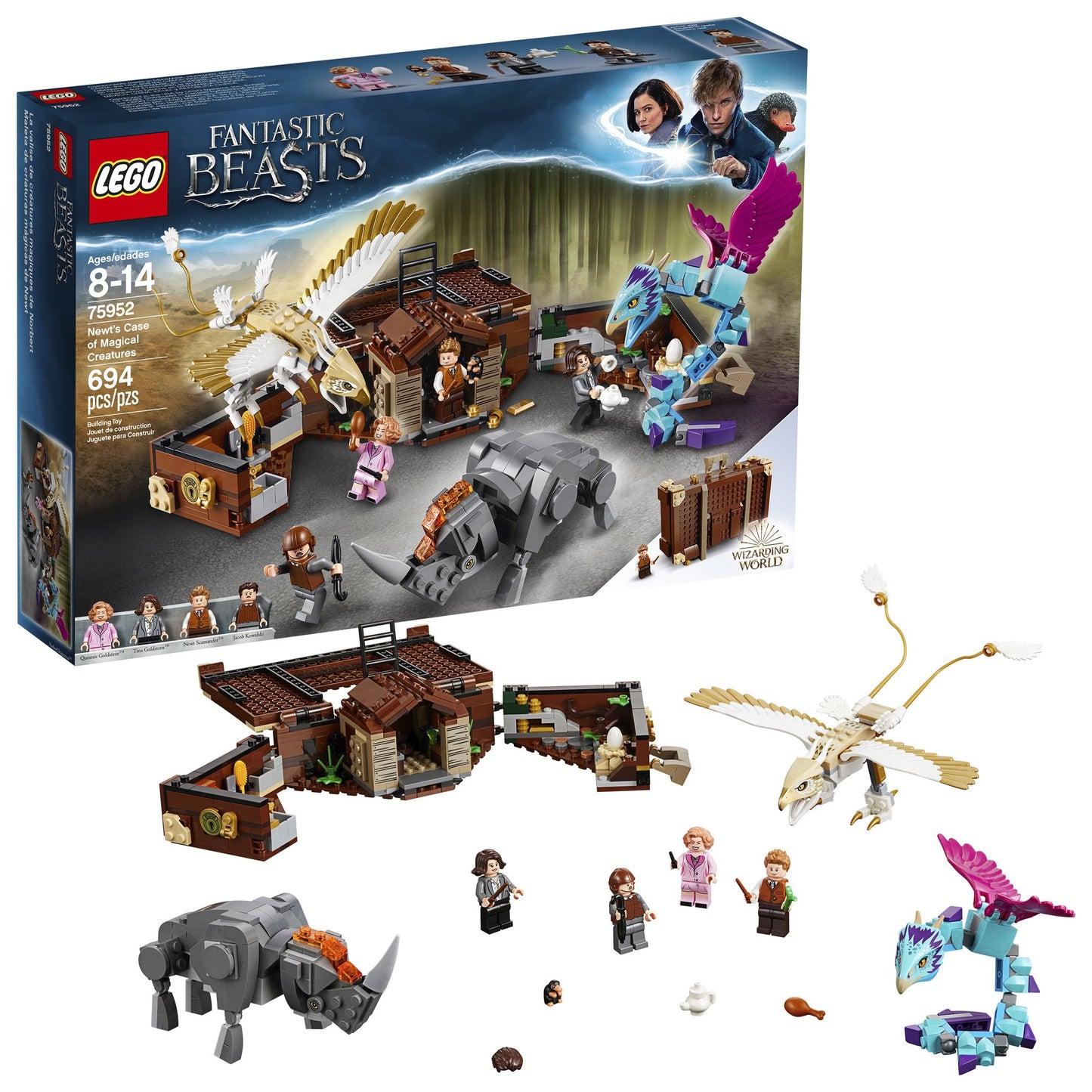 LEGO Fantastic Beasts Newts Case of Magical Creatures 75952