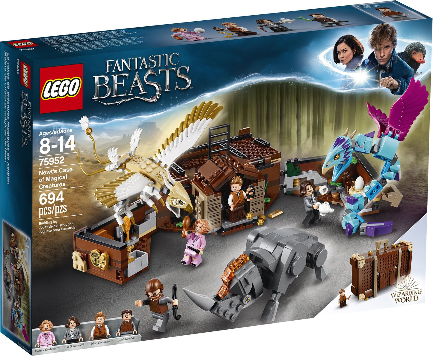 LEGO Fantastic Beasts Newts Case of Magical Creatures 75952