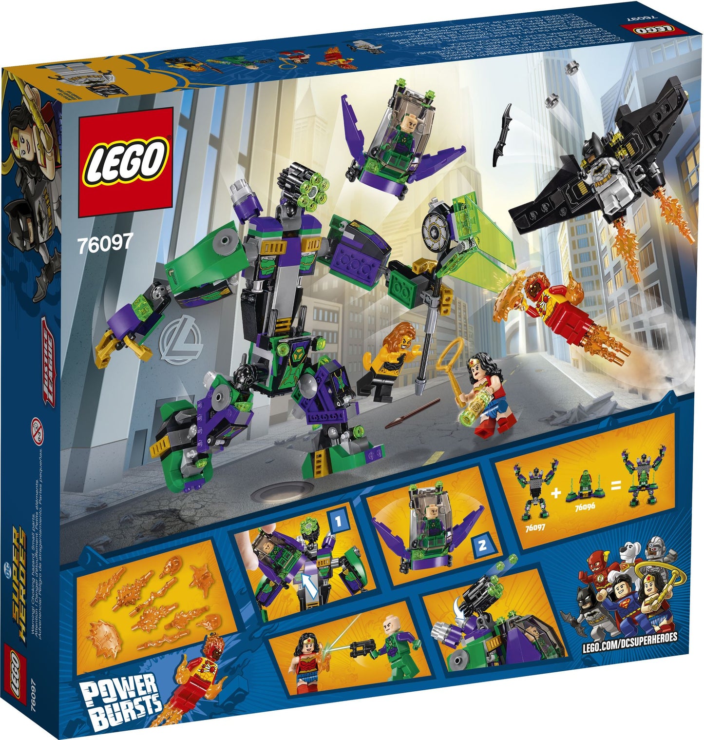 LEGO® Super Heroes DC Comics Lex Luthor Mech Takedown 76097
