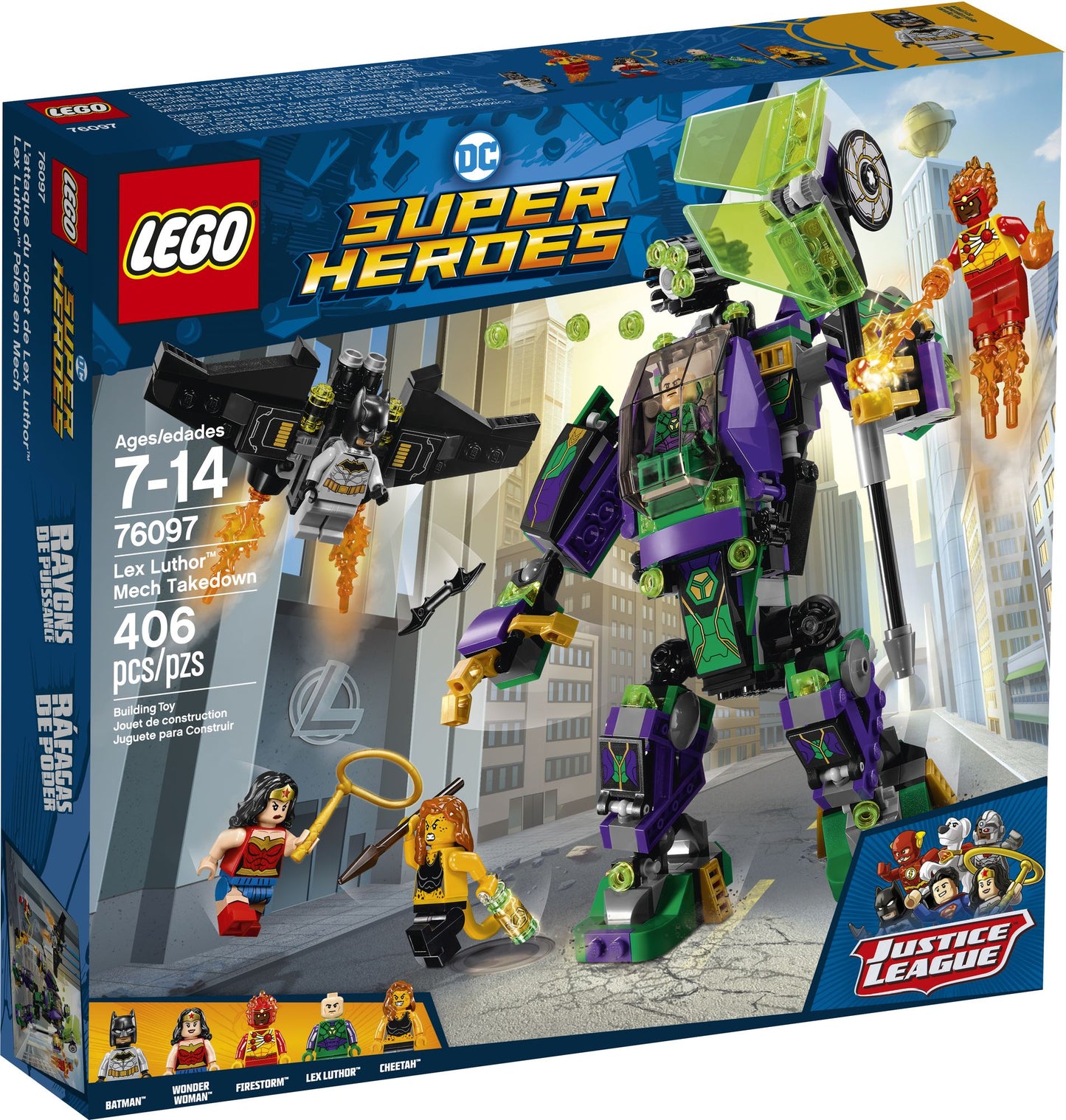 LEGO® Super Heroes DC Comics Lex Luthor Mech Takedown 76097
