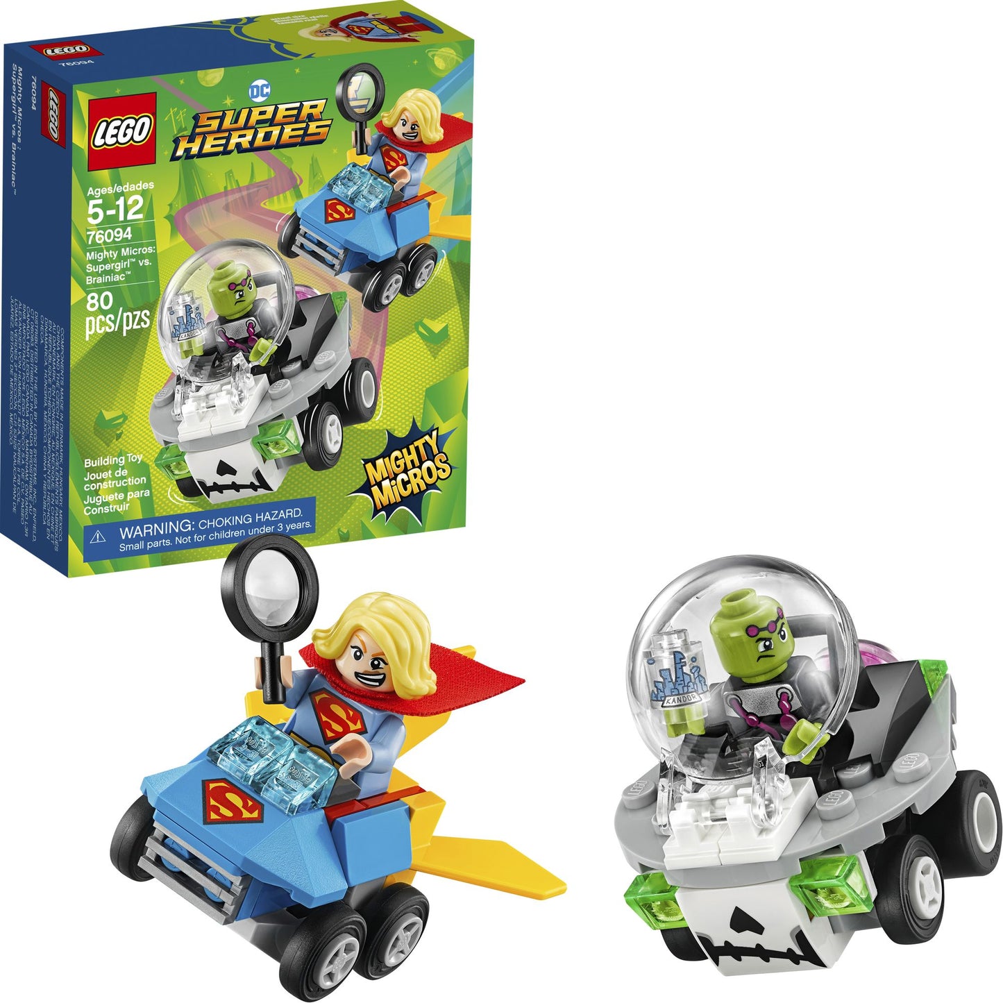 LEGO® Super Heroes DC Comics Mighty Micros: Supergirl vs. Brainiac 76094