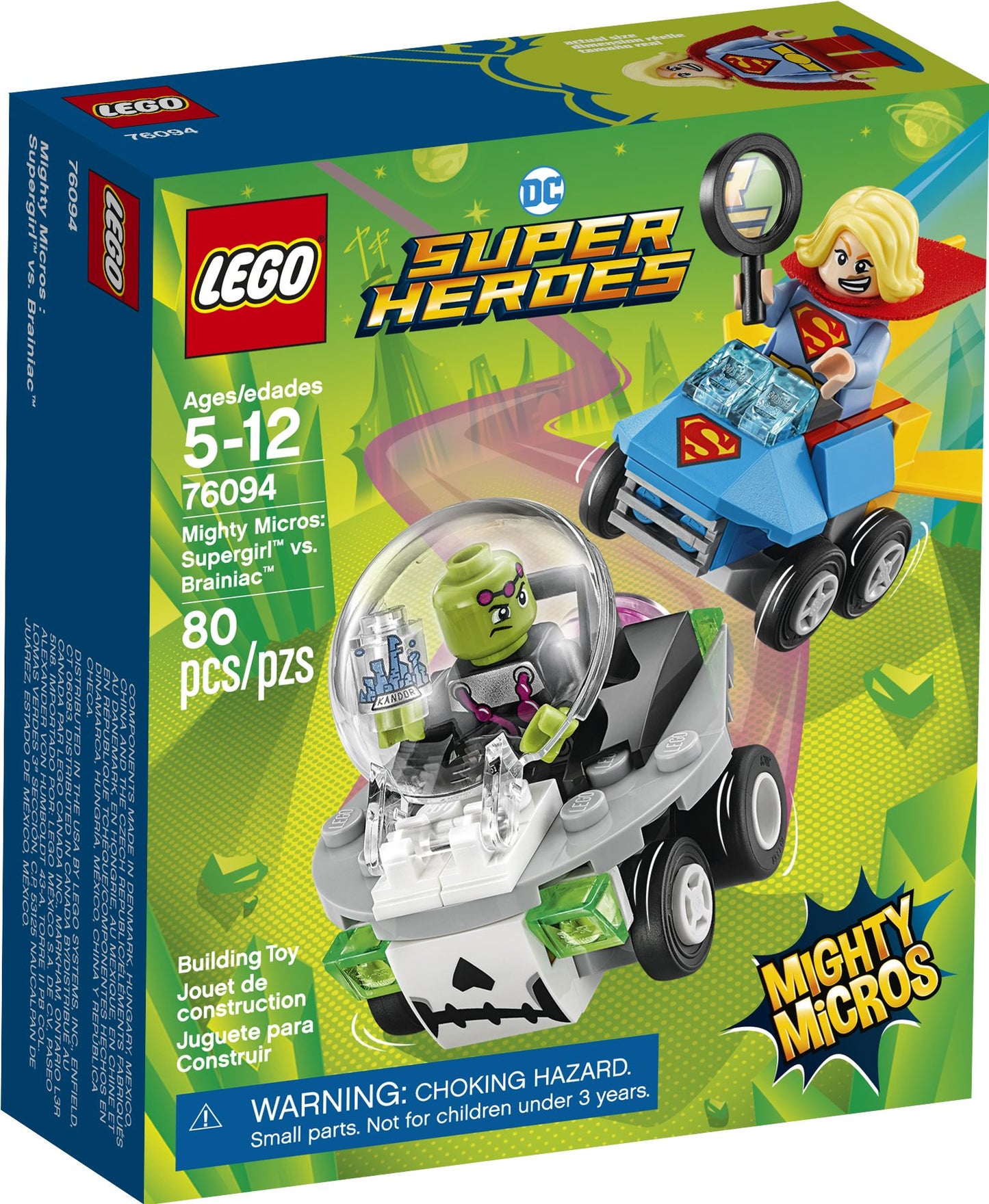LEGO® Super Heroes DC Comics Mighty Micros: Supergirl vs. Brainiac 76094
