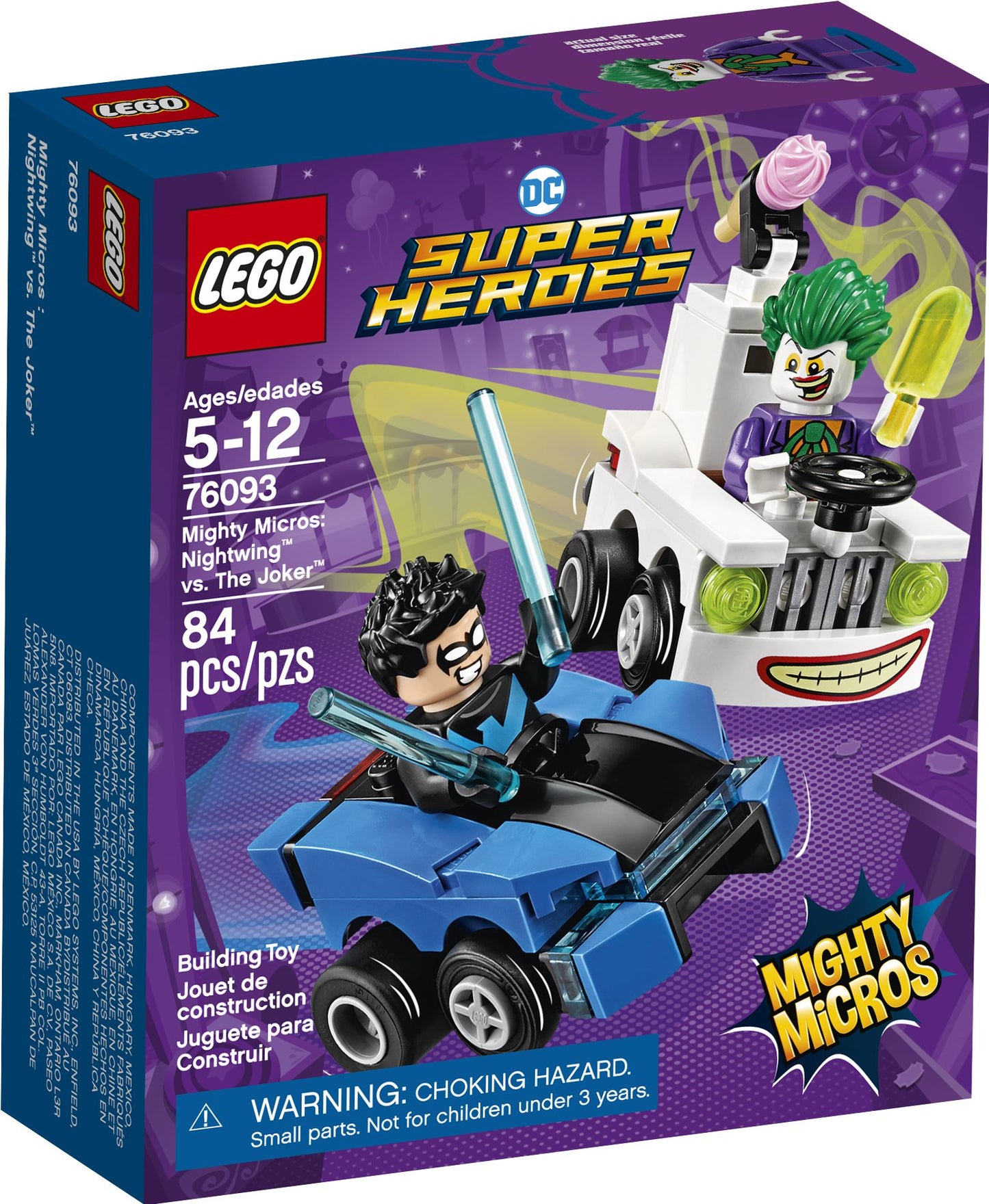 LEGO® Super Heroes DC Comics Mighty Micros: Nightwing vs. The Joker 76093