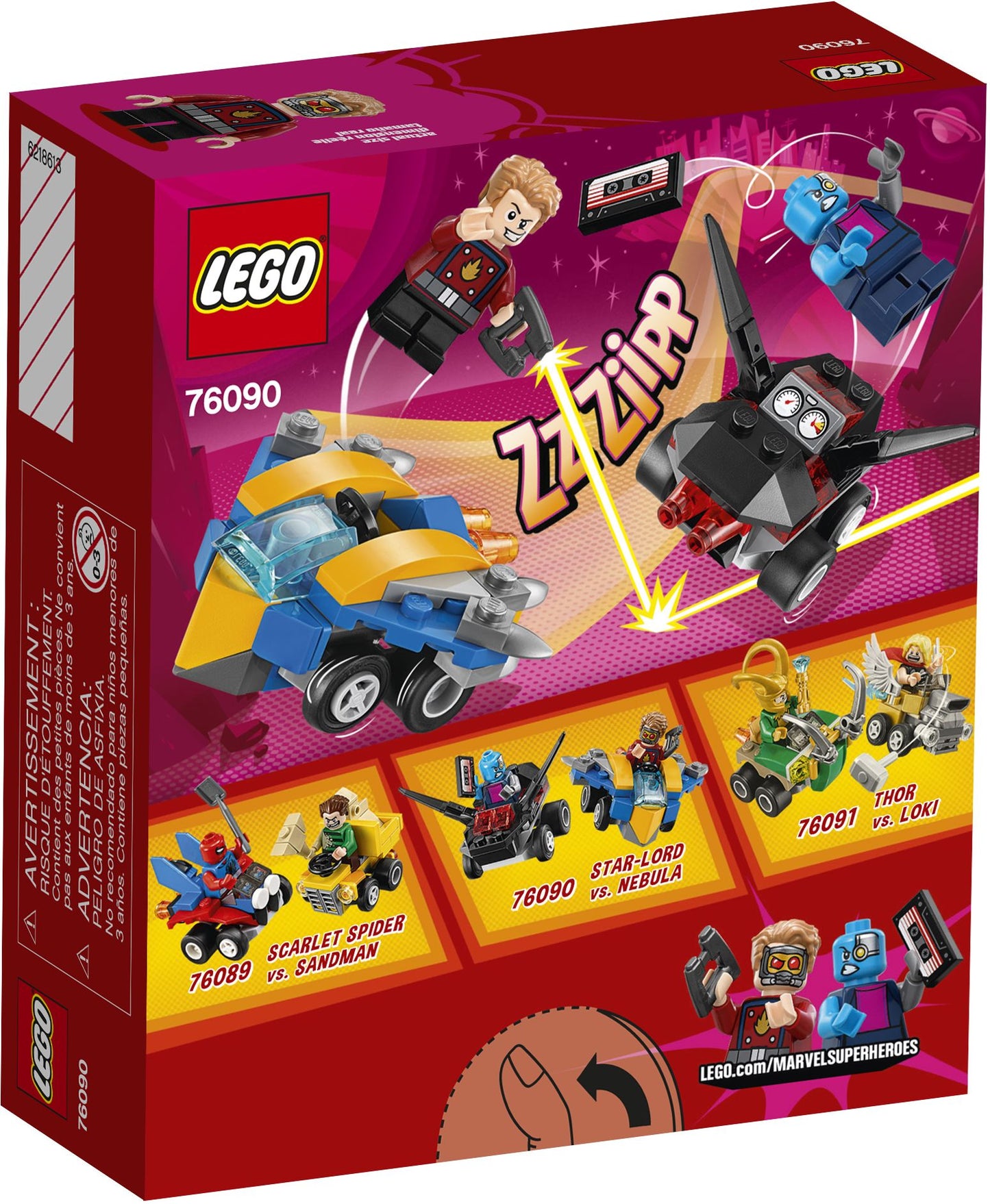 LEGO® Super Heroes Marvel Mighty Micros: Star-Lord vs. Nebula 76090
