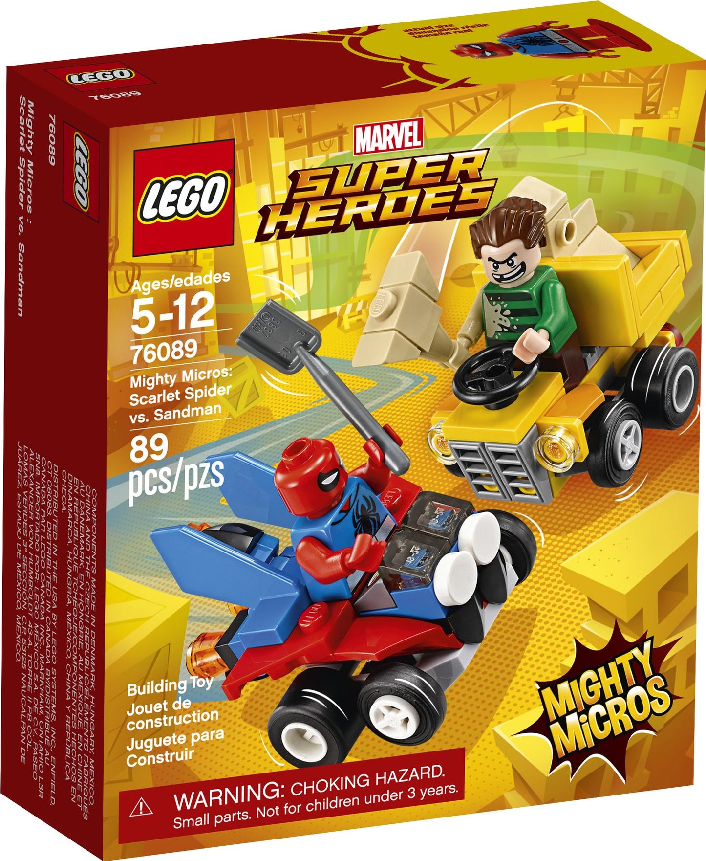 LEGO® Super Heroes Marvel Mighty Micros: Scarlet Spider vs. Sandma 76089