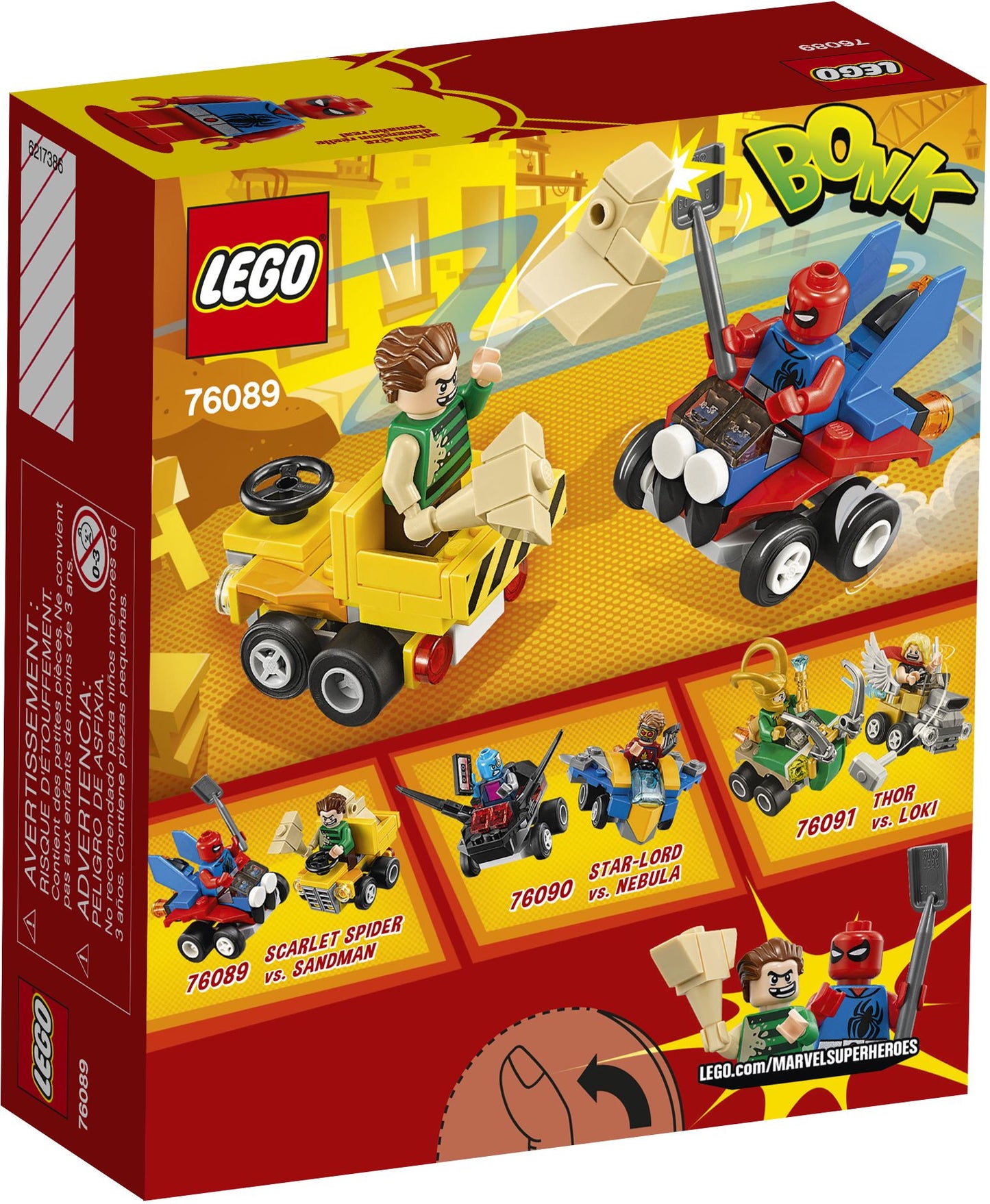 LEGO® Super Heroes Marvel Mighty Micros: Scarlet Spider vs. Sandma 76089