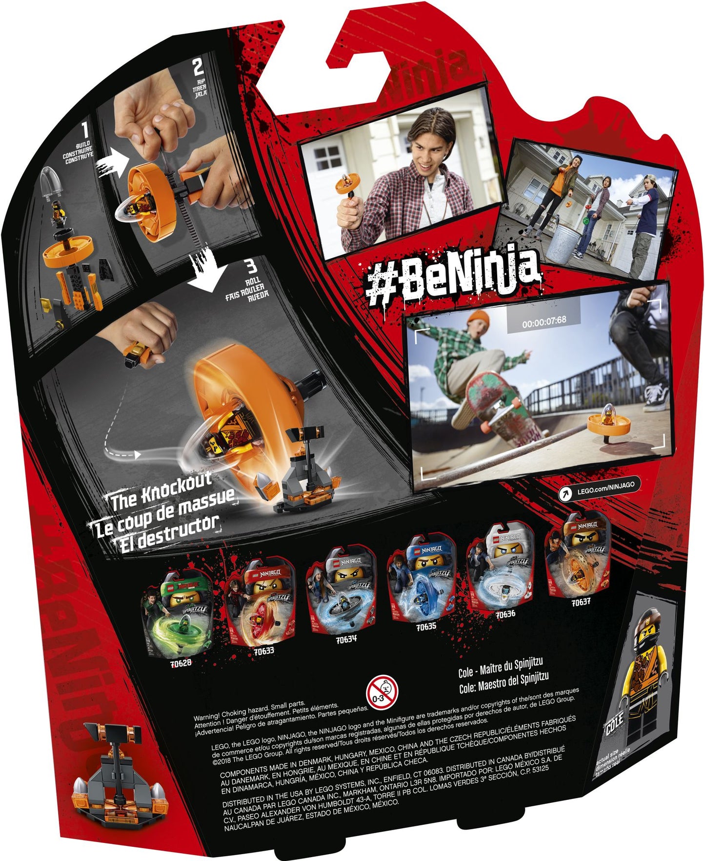 LEGO® Ninjago Cole - Spinjitzu Master 70637