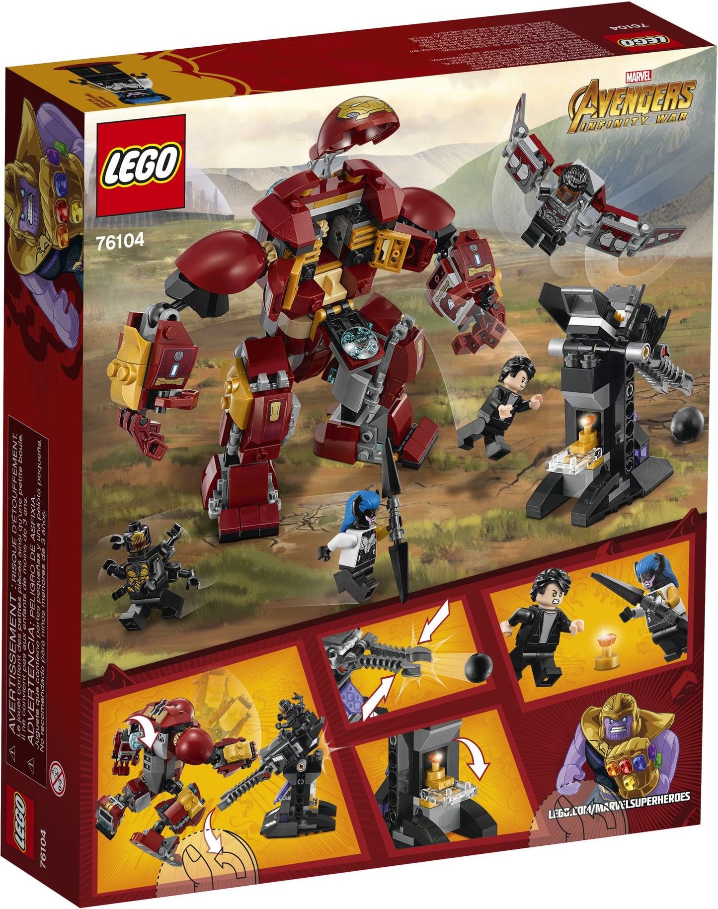 LEGO® Super Heroes Mavel Avengers Movie 76104