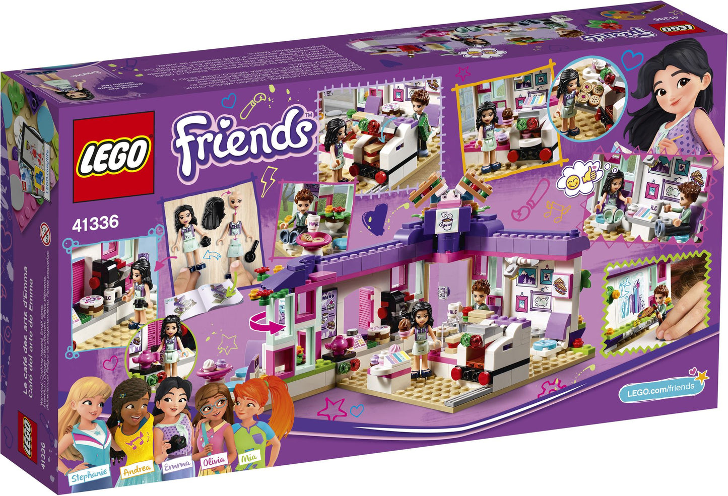 LEGO® Friends Emma's Art Café 41336