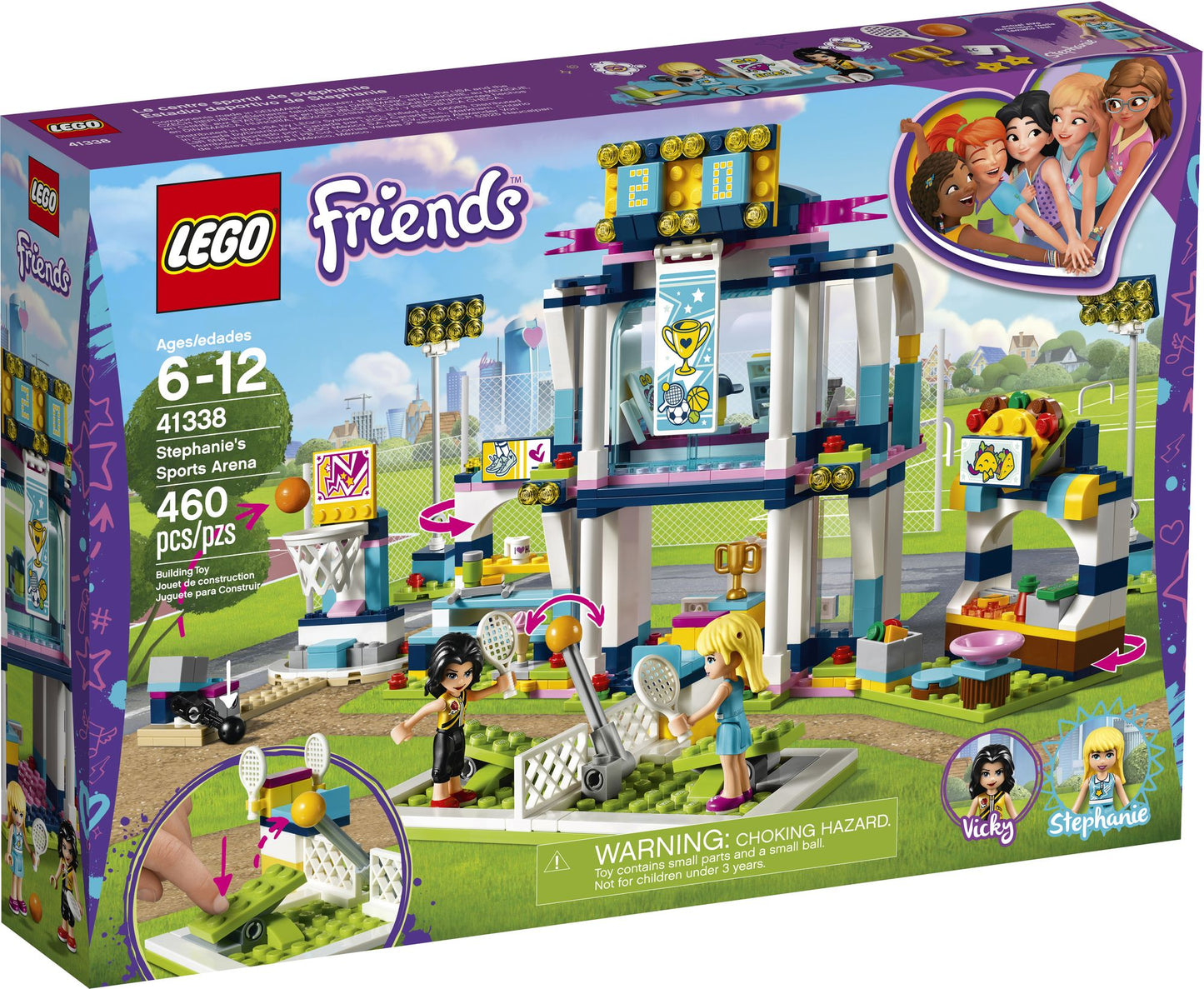 LEGO® Friends Stephanie's Sports Arena 41338