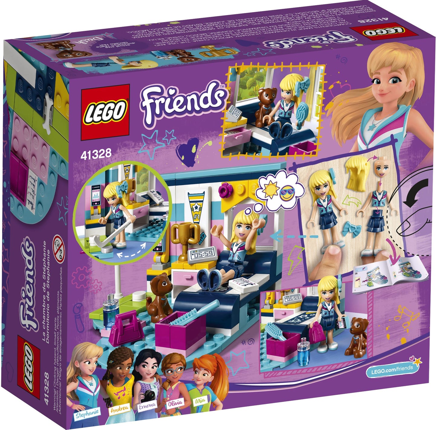 LEGO® Friends Stephanie's Bedroom 41328