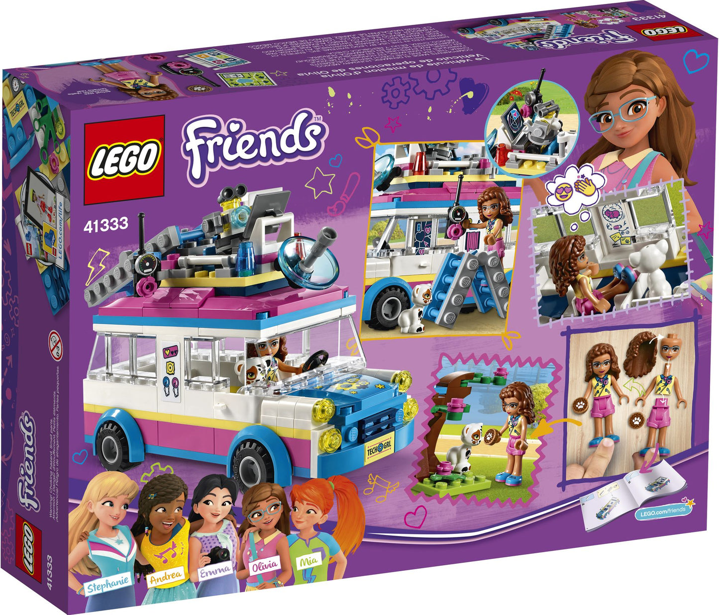LEGO® Friends Olivia's Mission Vehicle 41333