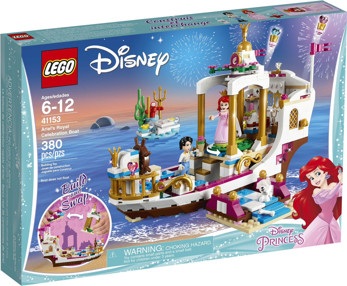 LEGO® Disney Princess Ariel's Royal Celebration Boat 41153