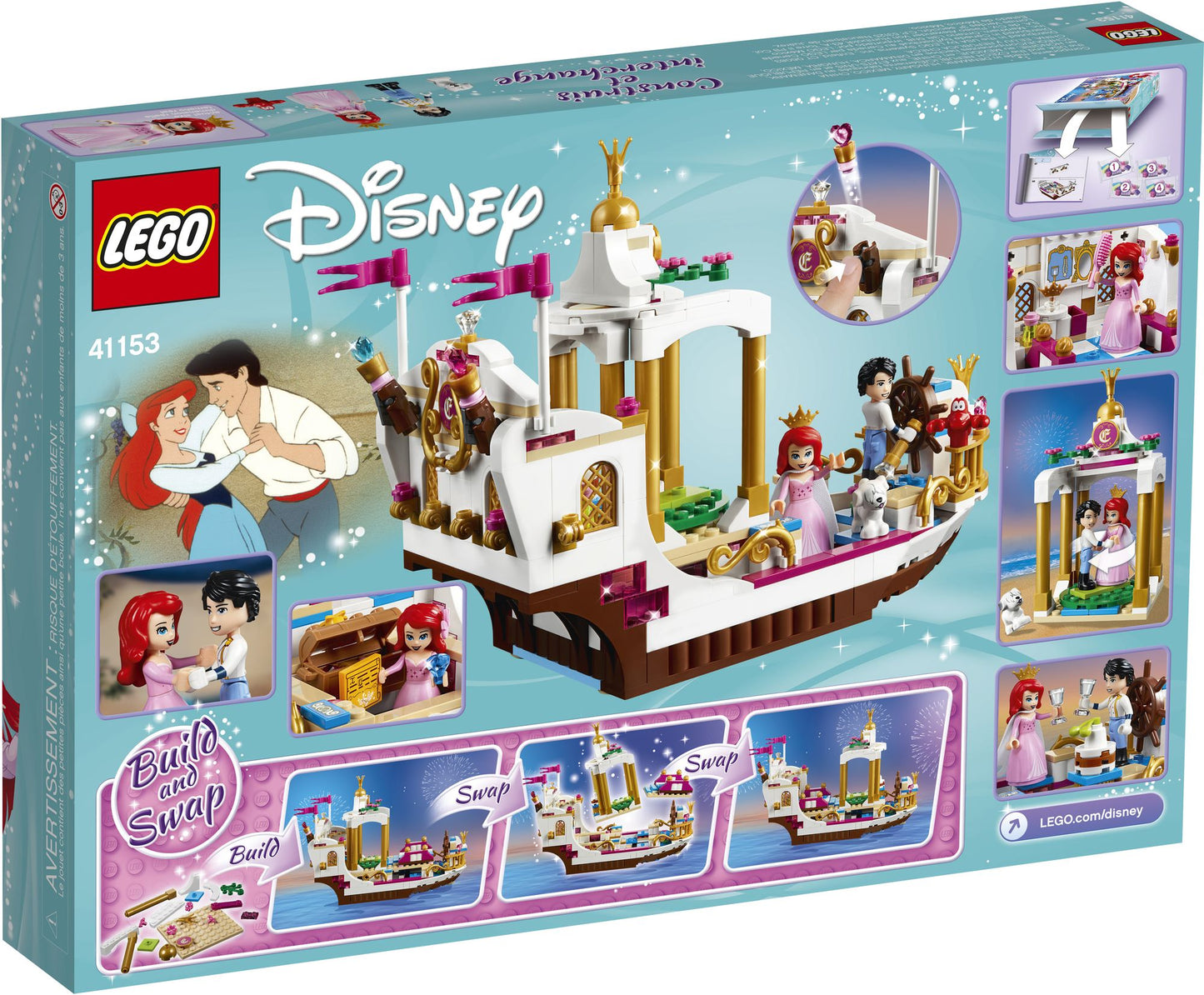 LEGO® Disney Princess Ariel's Royal Celebration Boat 41153