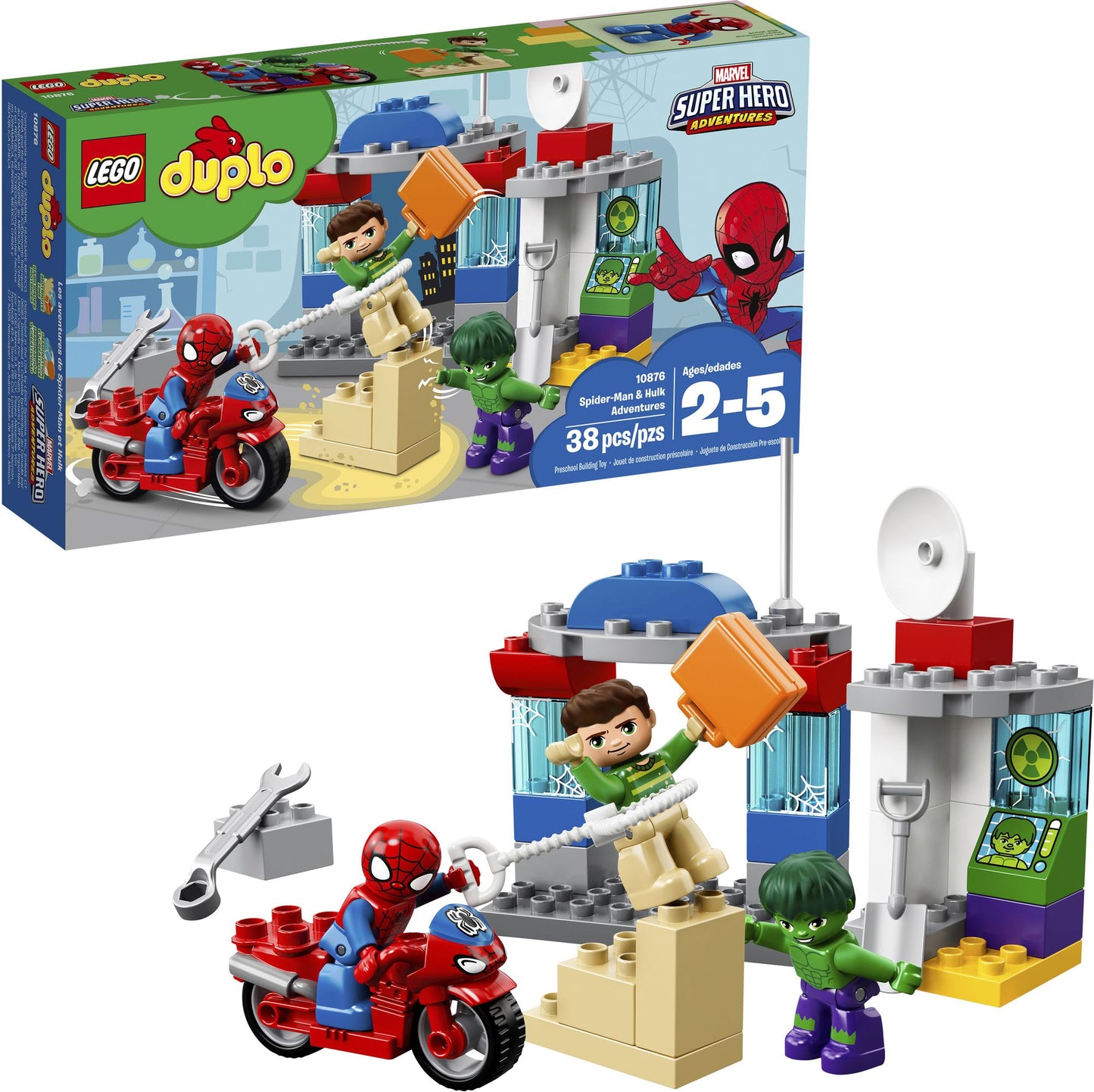 LEGO® DUPLO® Super Heroes Spider-Man & Hulk Adventures 10876