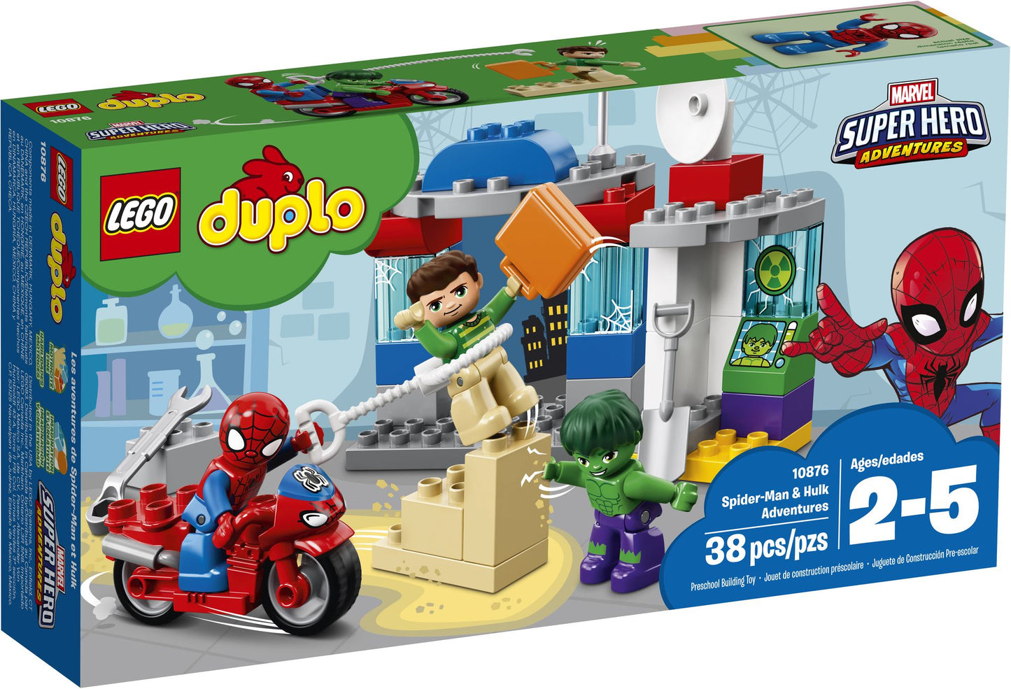LEGO® DUPLO® Super Heroes Spider-Man & Hulk Adventures 10876
