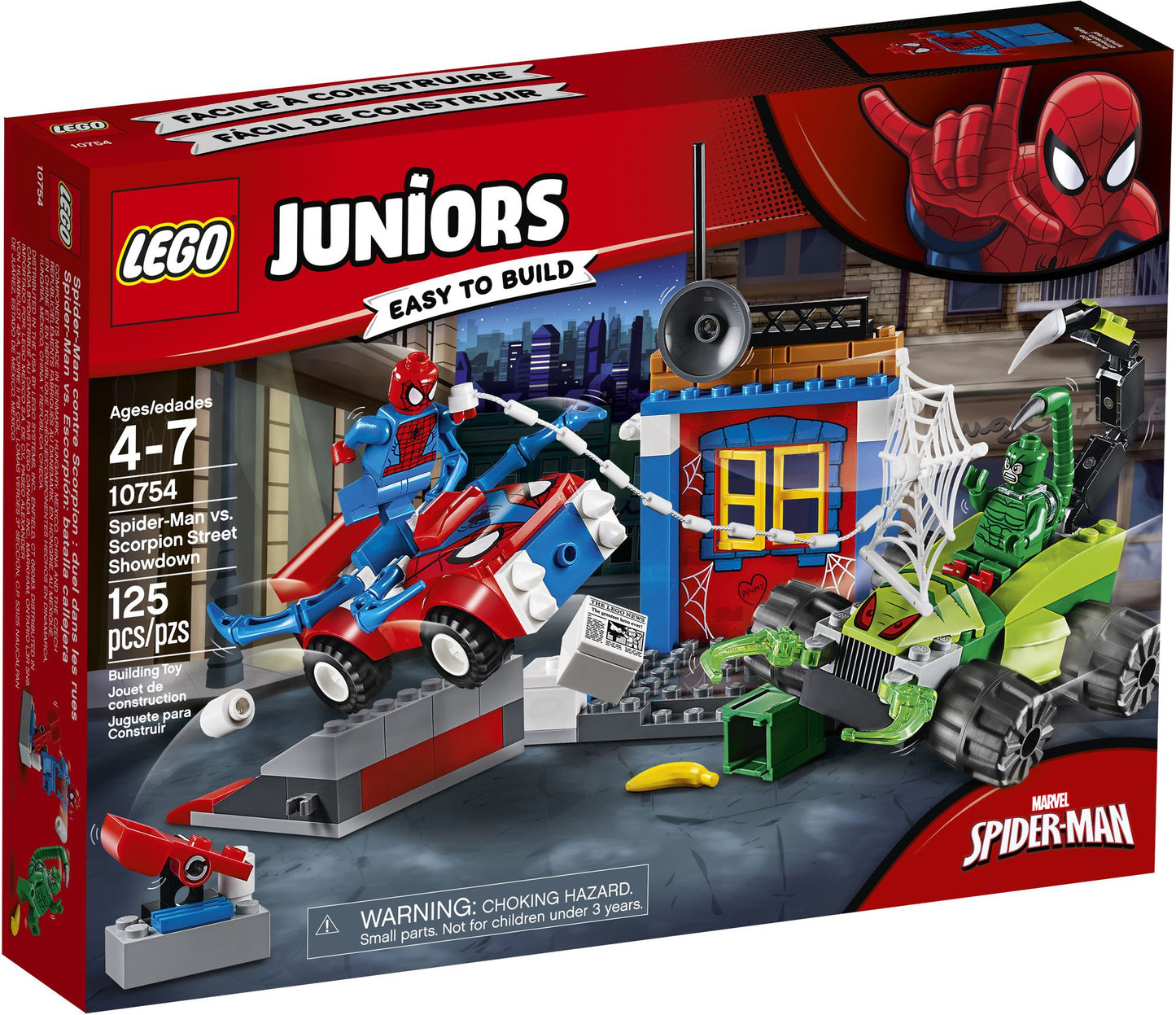 LEGO® Juniors Spider-Man vs. Scorpion Street Showdown 10754