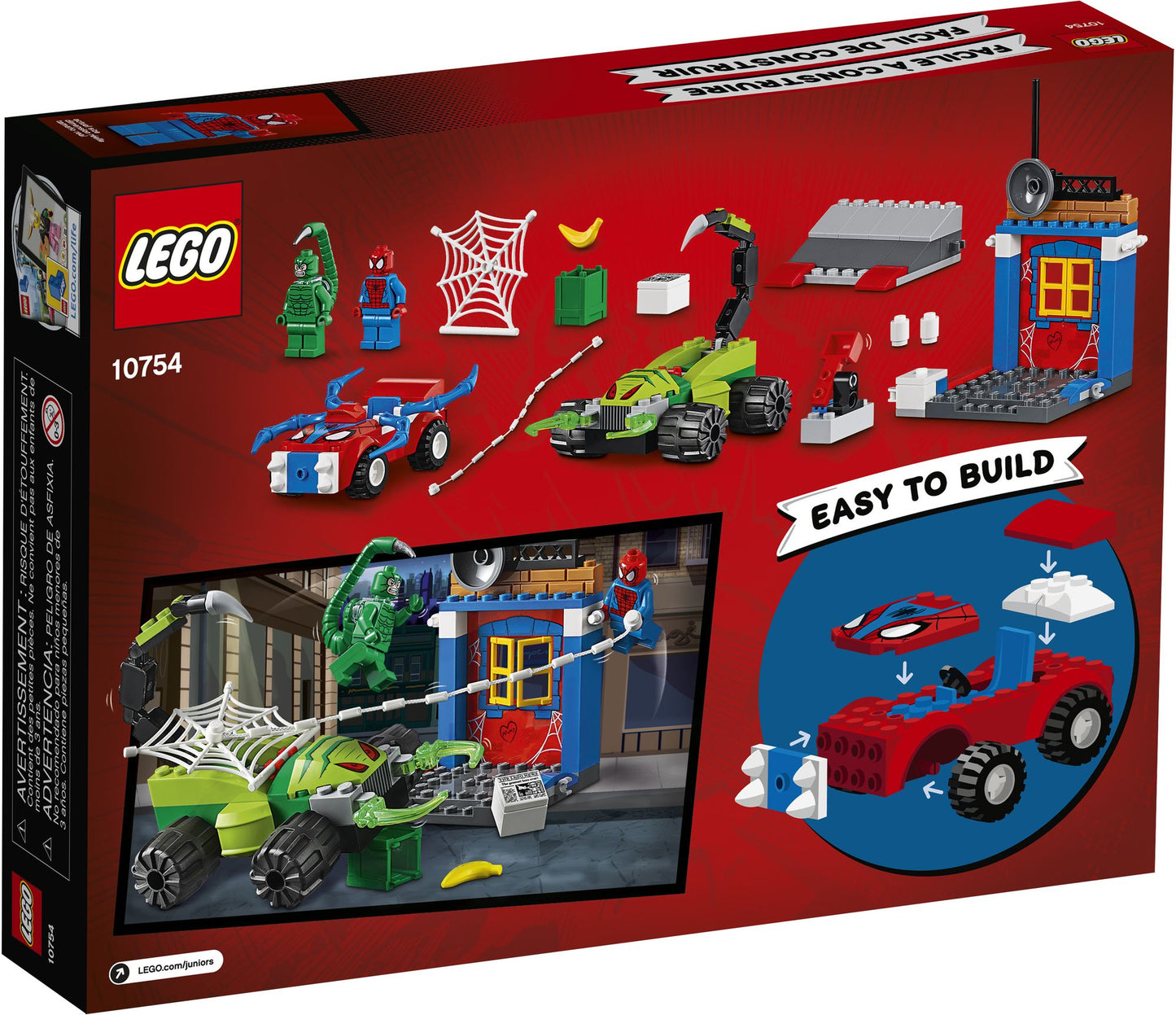 LEGO® Juniors Spider-Man vs. Scorpion Street Showdown 10754