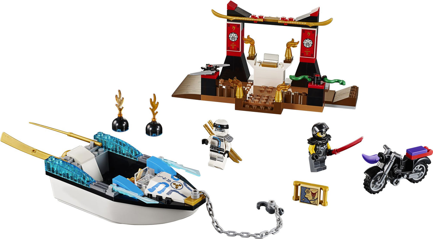 LEGO® Juniors Zane's Ninja Boat Pursuit 10755