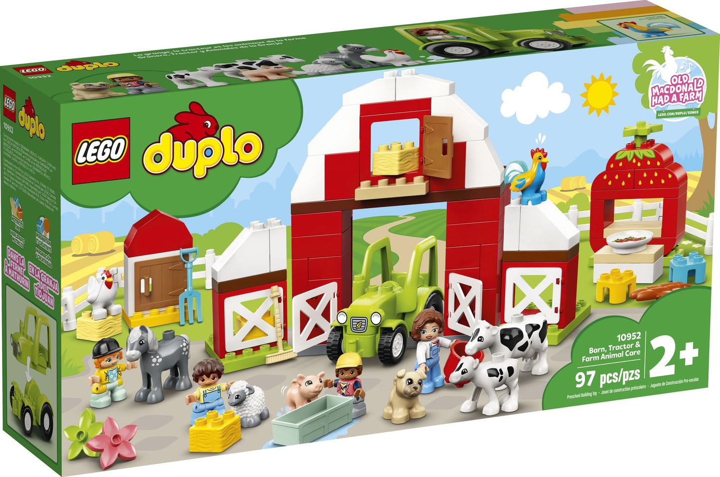 LEGO DUPLO Town Barn, Tractor & Farm Animal Care 10952