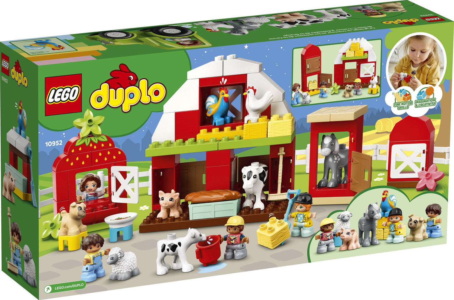 LEGO DUPLO Town Barn, Tractor & Farm Animal Care 10952