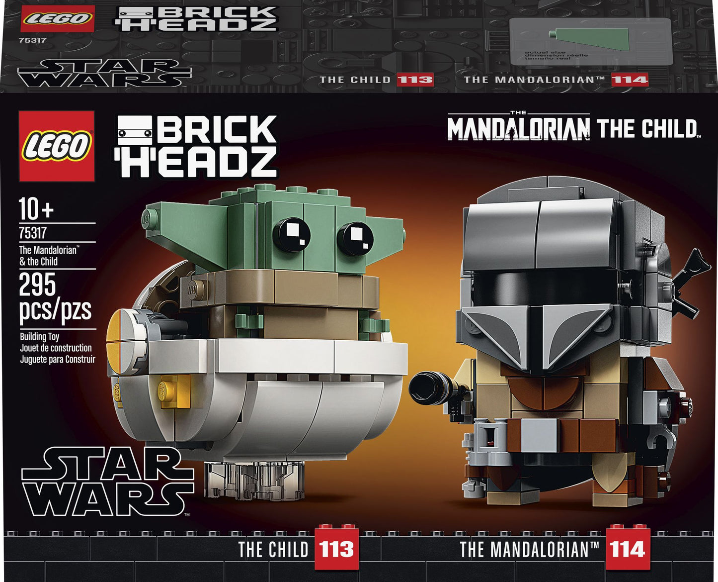 LEGO BrickHeadz Star Wars - The Mandalorian & the Child 75317