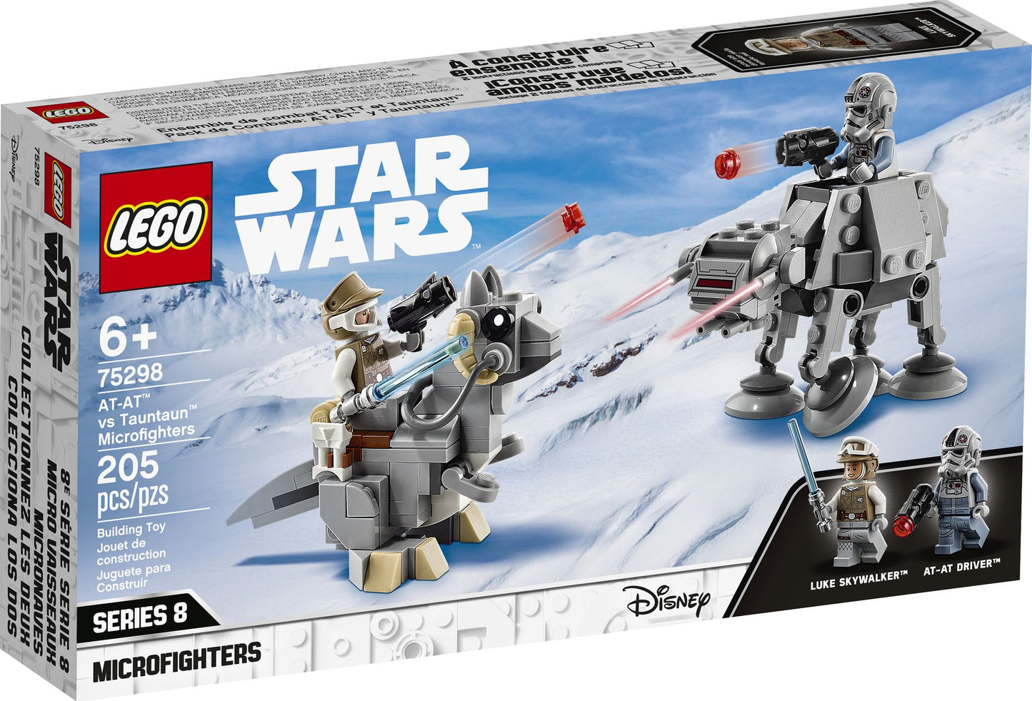 LEGO Star Wars AT-AT vs. Tauntaun Microfighters 75298