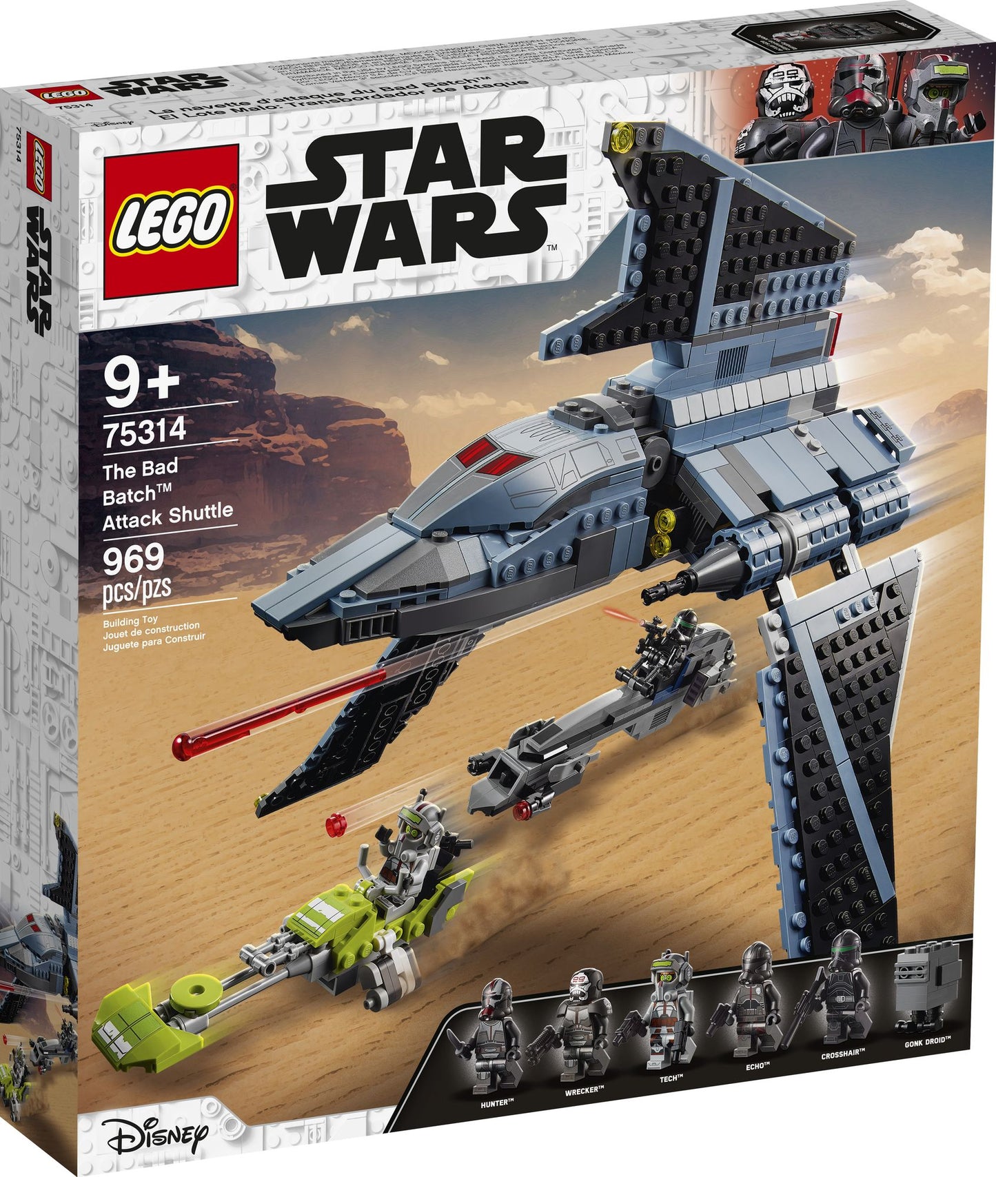 LEGO® Star Wars The Bad Batch Attack Shuttle75314