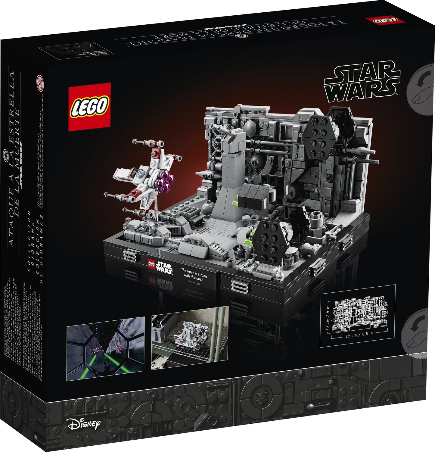 LEGO Star Wars Death Star Trench Run Diorama 75329