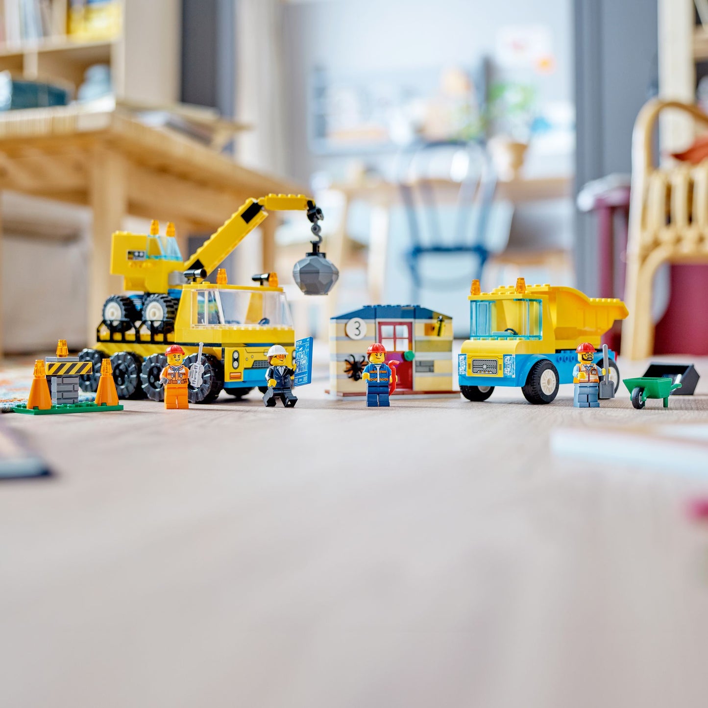 LEGO City Great Vehicles Construction Trucks and Wrecking Ball Crane 60391