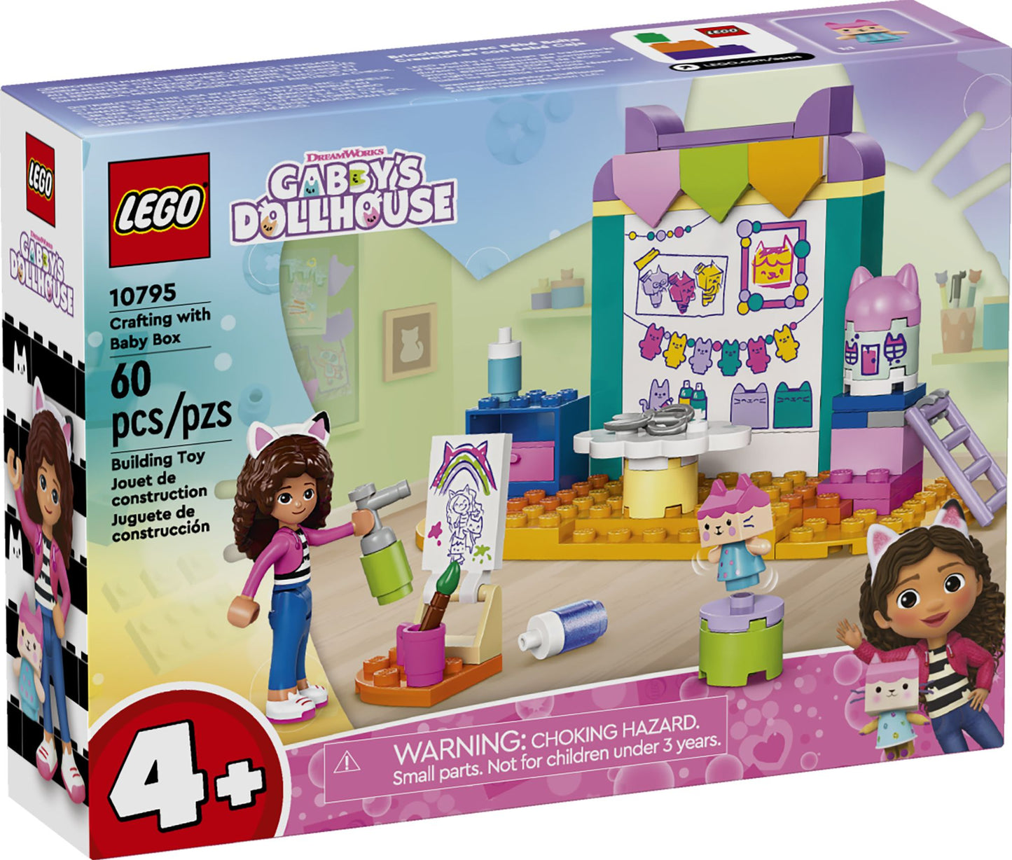 LEGO Gabby's Dollhouse Crafting with Baby Box 10795
