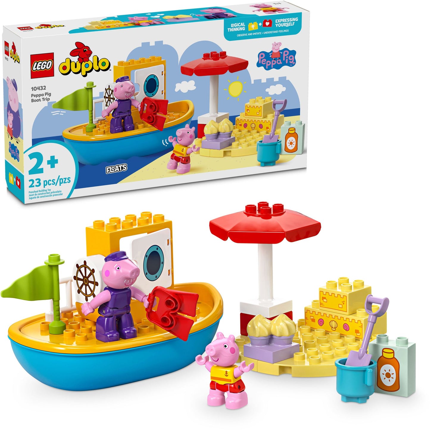 LEGO DUPLO Peppa Pig Boat Trip 10432