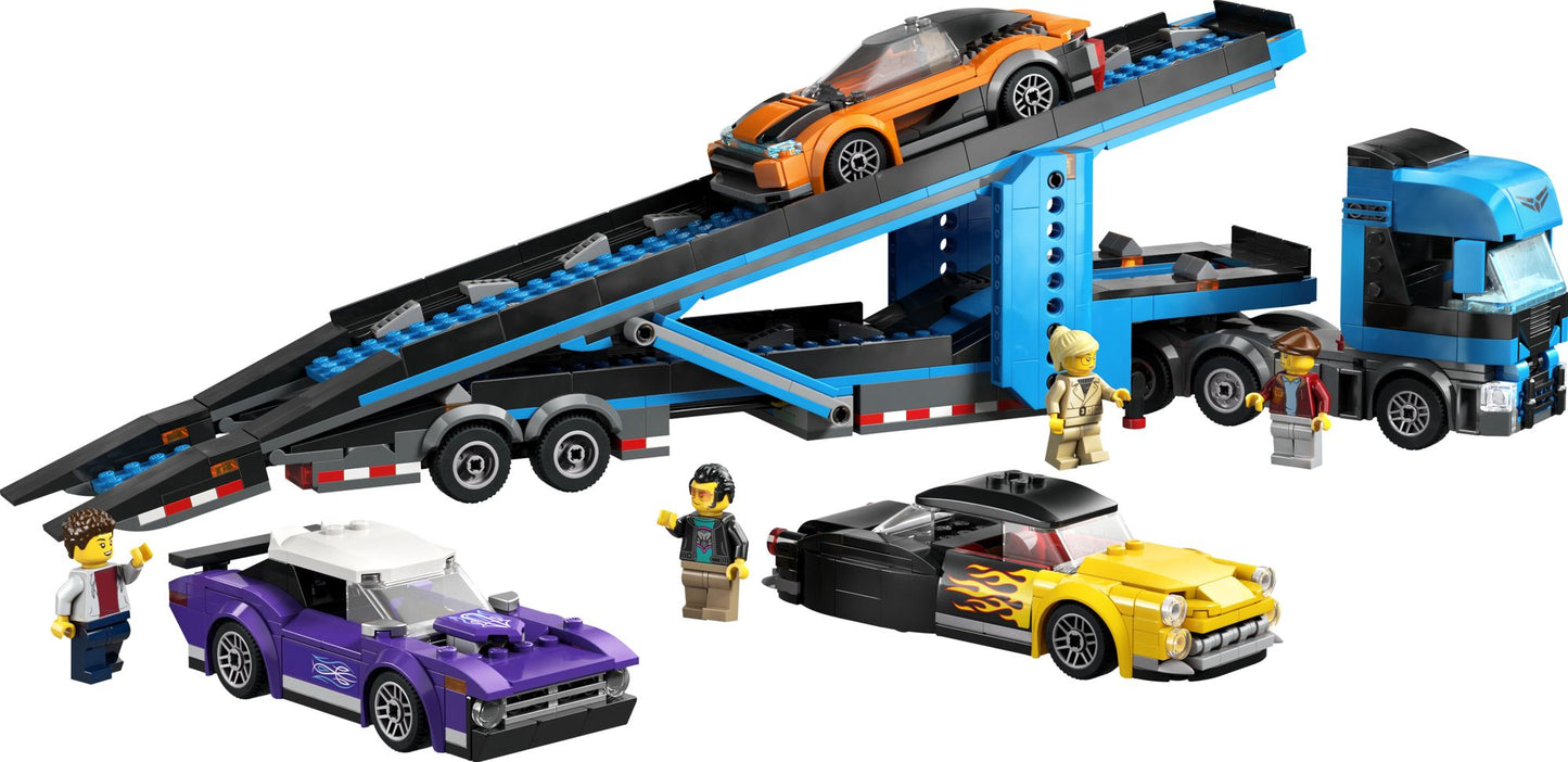 LEGO City Big Vehicles Car Transporter Truck with Sports Cars 60408