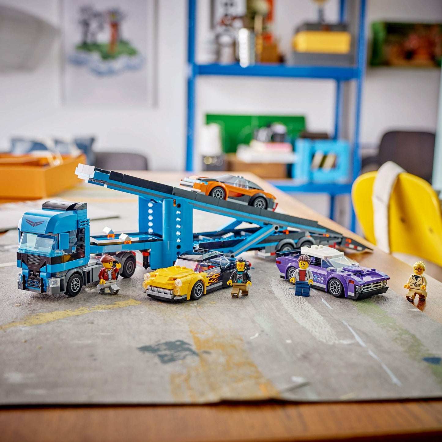 LEGO City Big Vehicles Car Transporter Truck with Sports Cars 60408