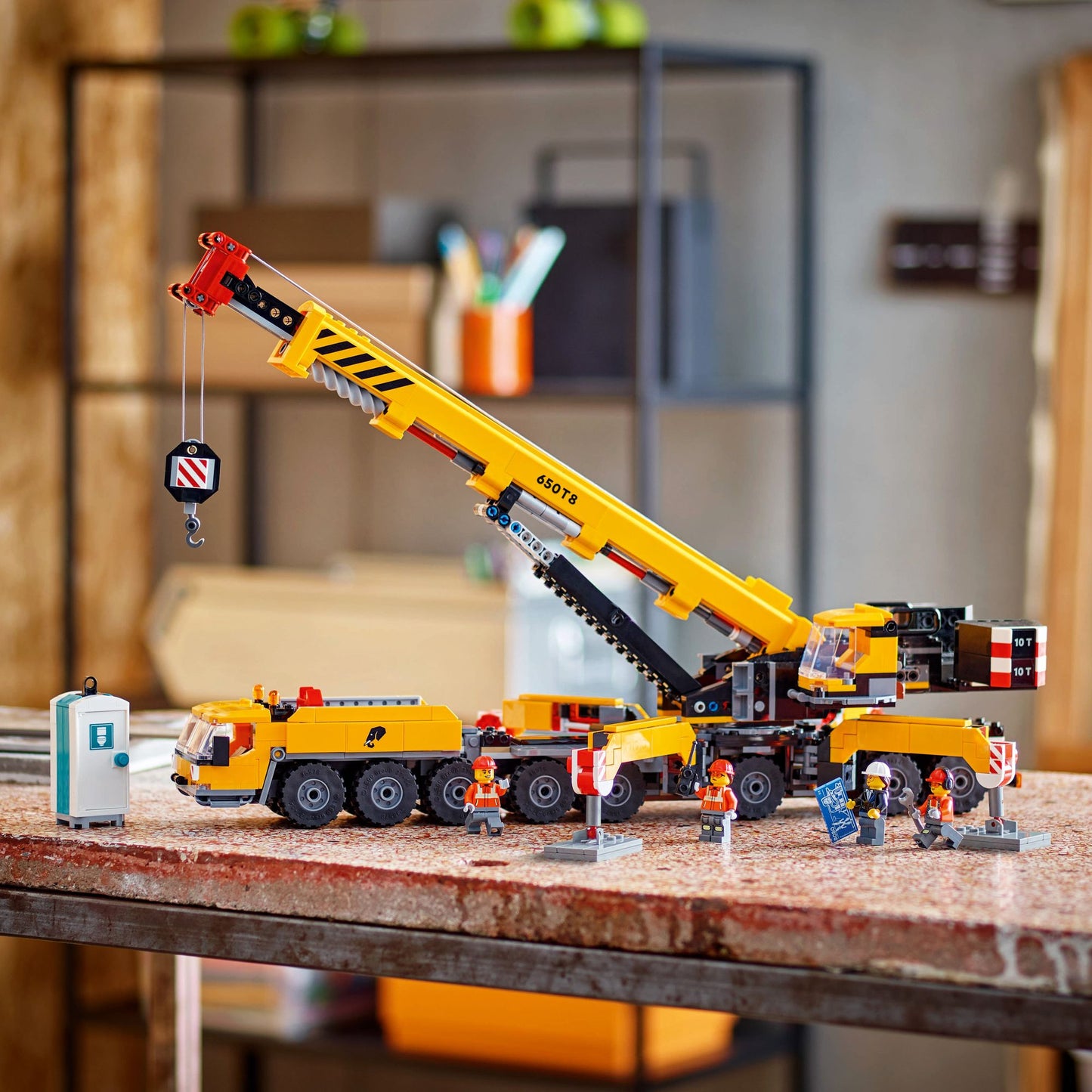 LEGO City Big Vehicles Yellow Mobile Construction Crane 60409