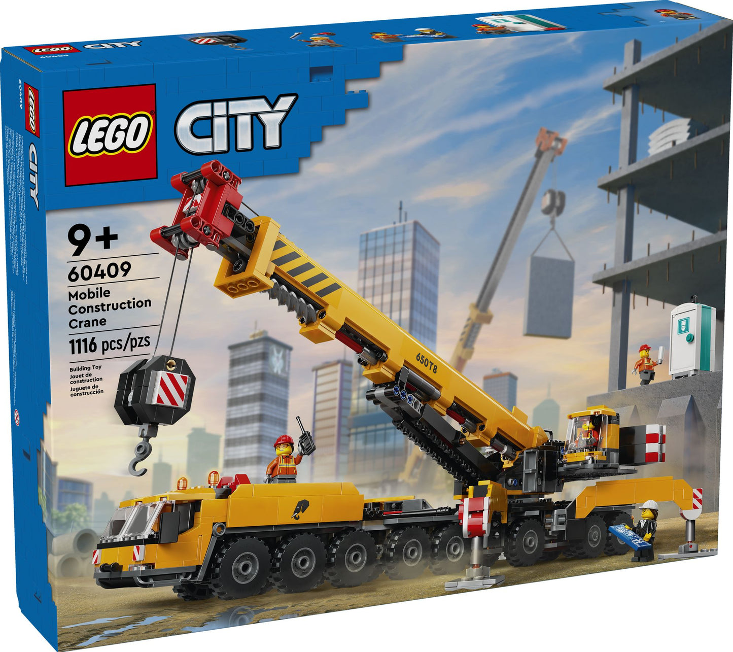 LEGO City Big Vehicles Yellow Mobile Construction Crane 60409