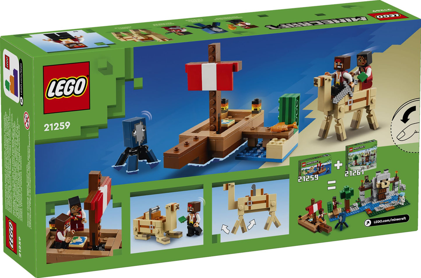 LEGO Minecraft The Pirate Ship Voyage 21259
