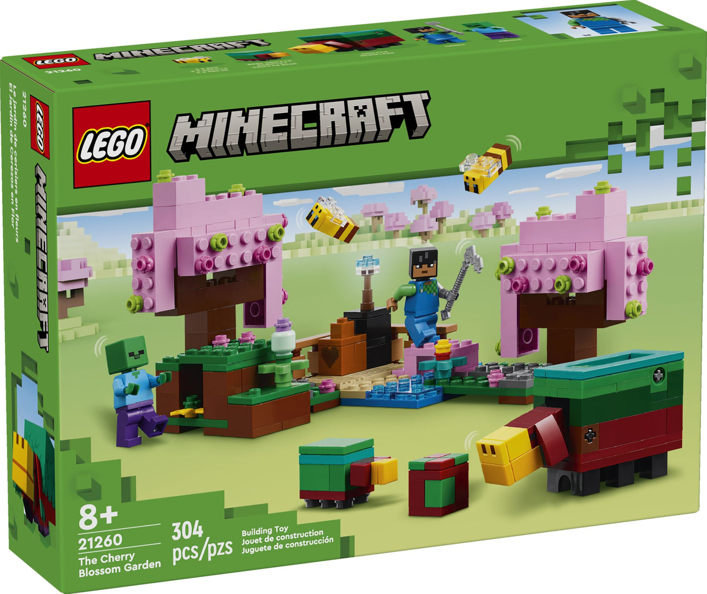 LEGO Minecraft The Cherry Blossom Garden 21260