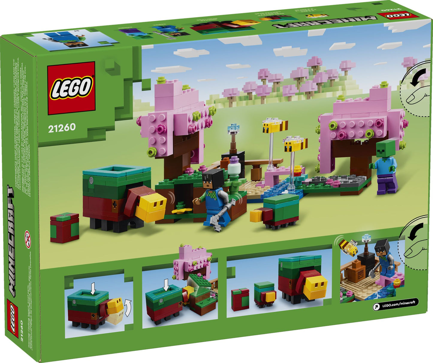 LEGO Minecraft The Cherry Blossom Garden 21260
