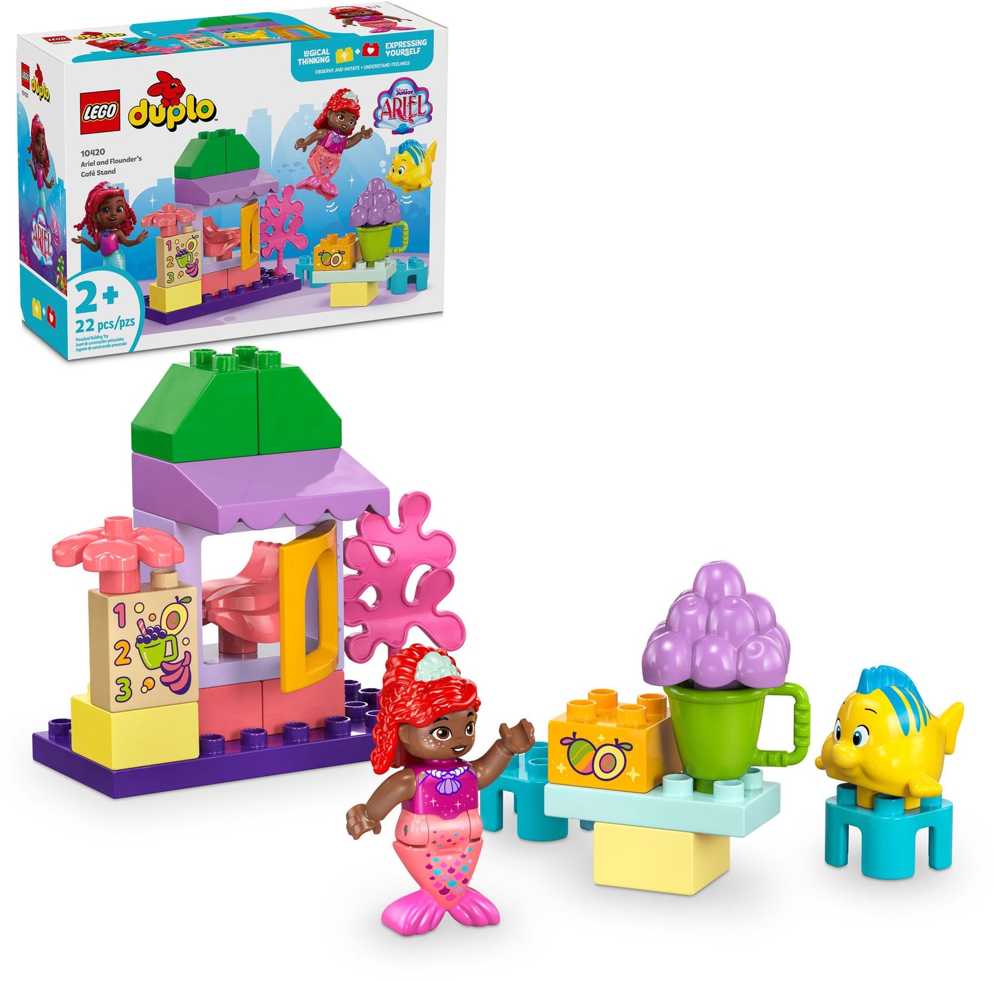 LEGO® DUPLO Disney Ariel and Flounder's Cafe Stand 10420 (Retiring Soon)