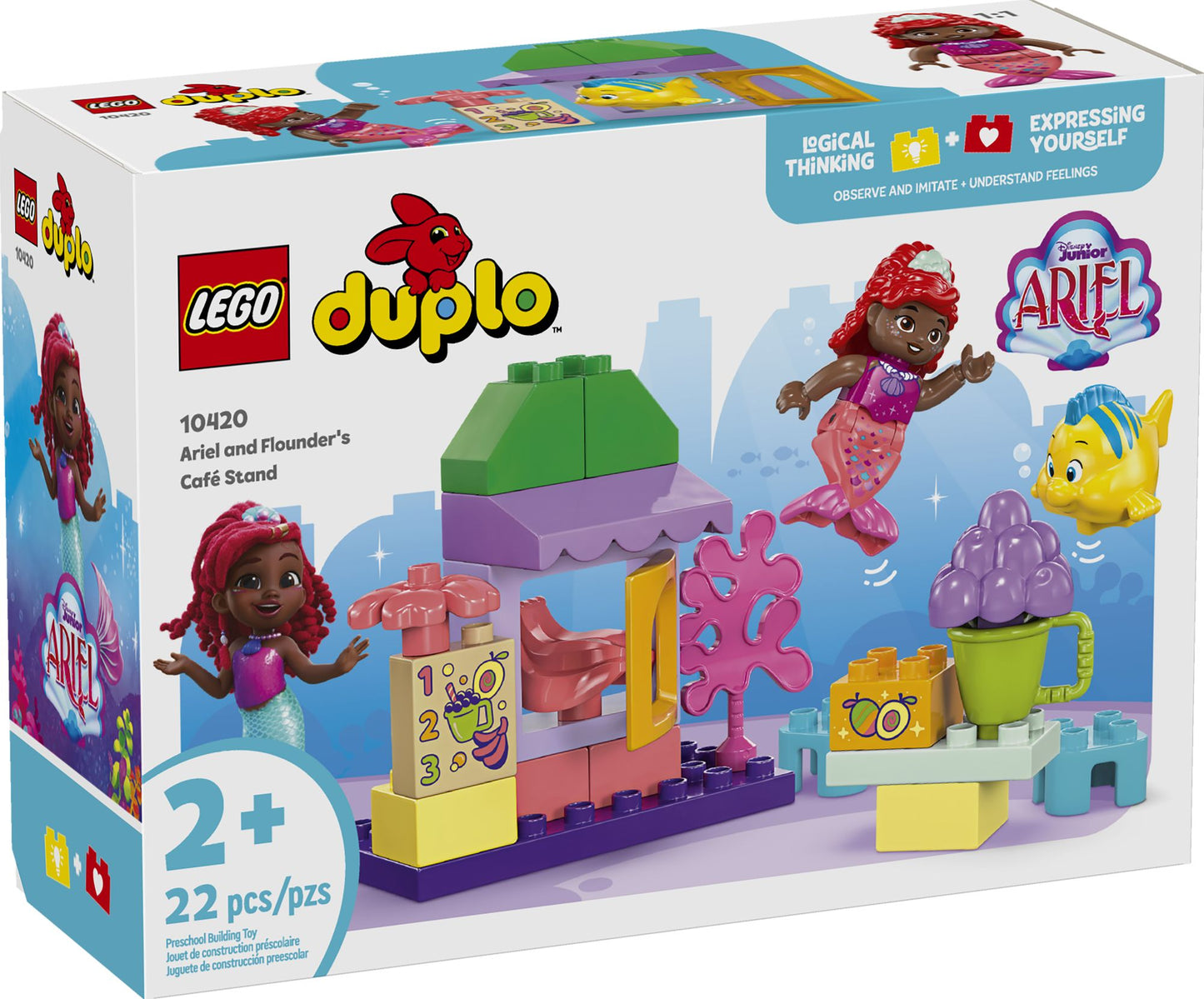 LEGO® DUPLO Disney Ariel and Flounder's Cafe Stand 10420 (Retiring Soon)